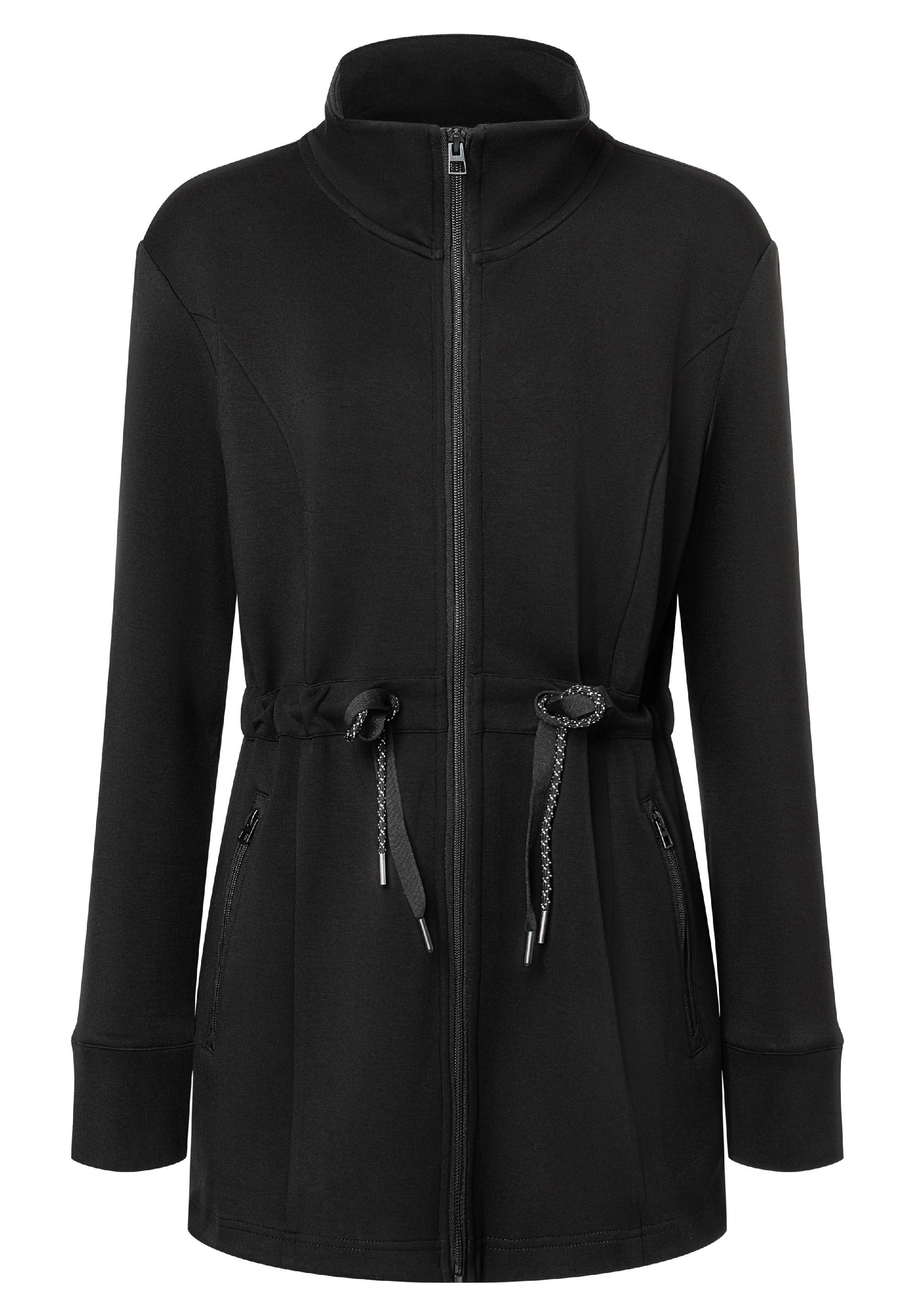 Long High Neck Zip Jacket