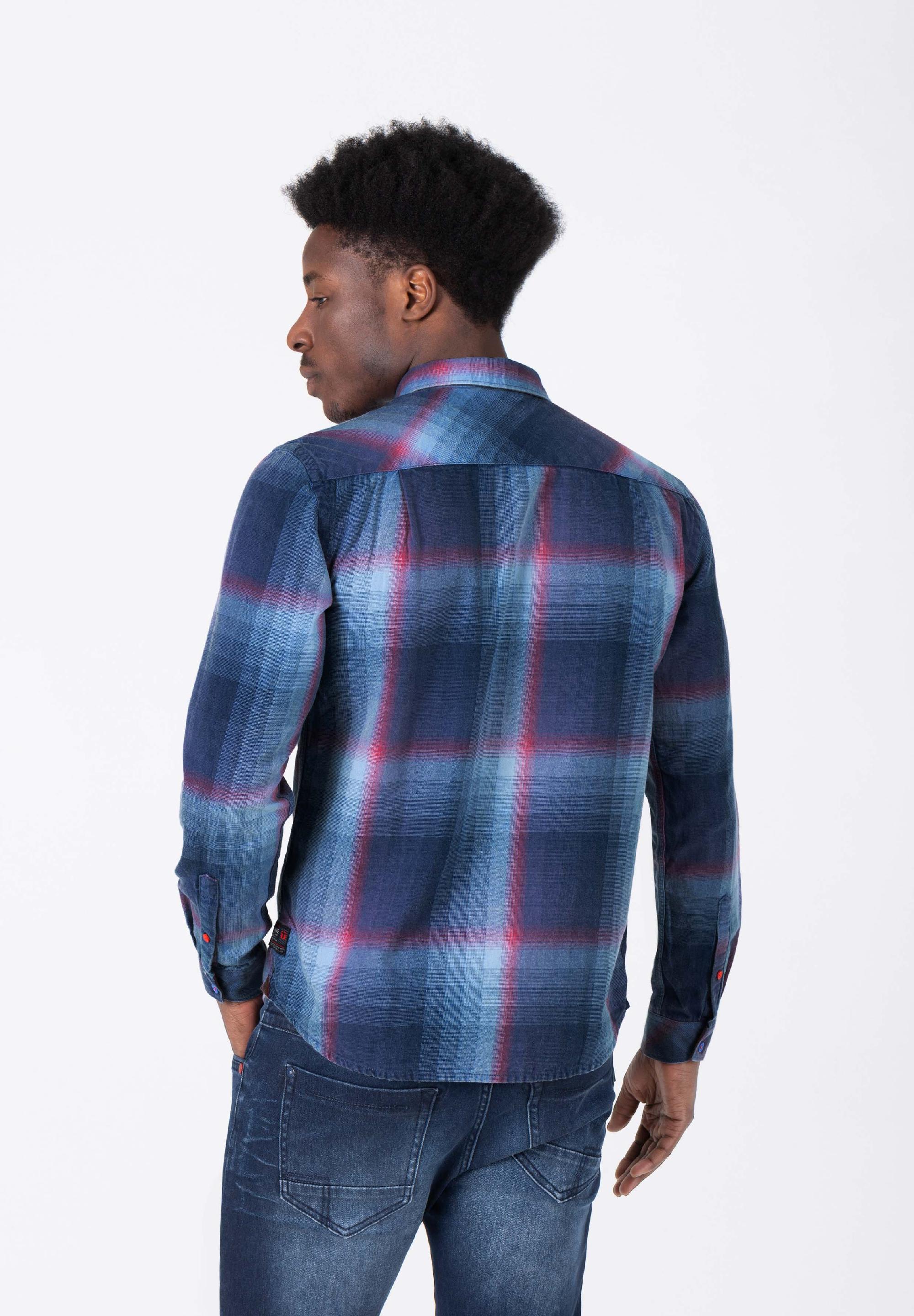 Effect Weave Check Shirt