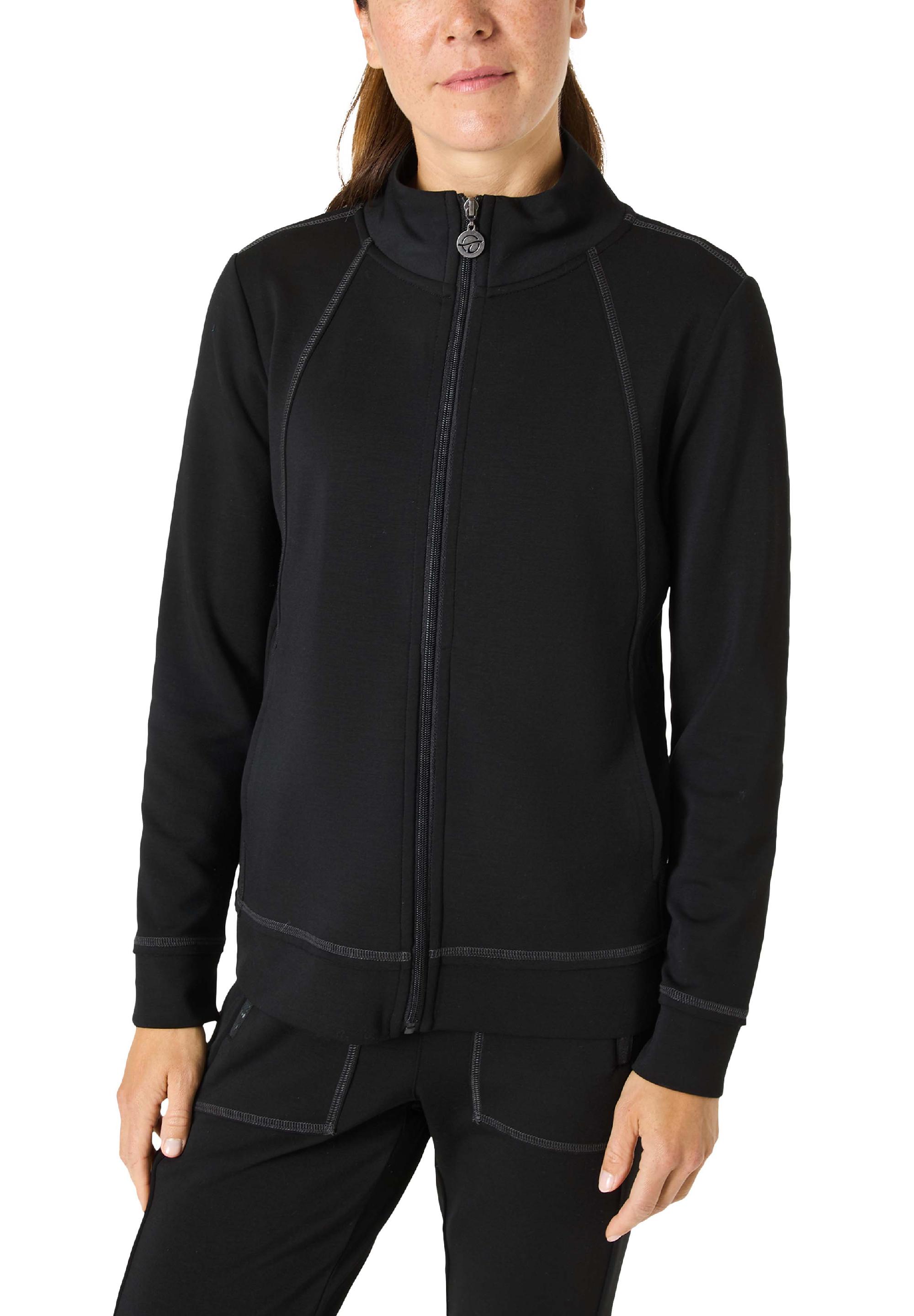 Stand-up Collar Sweatjacket