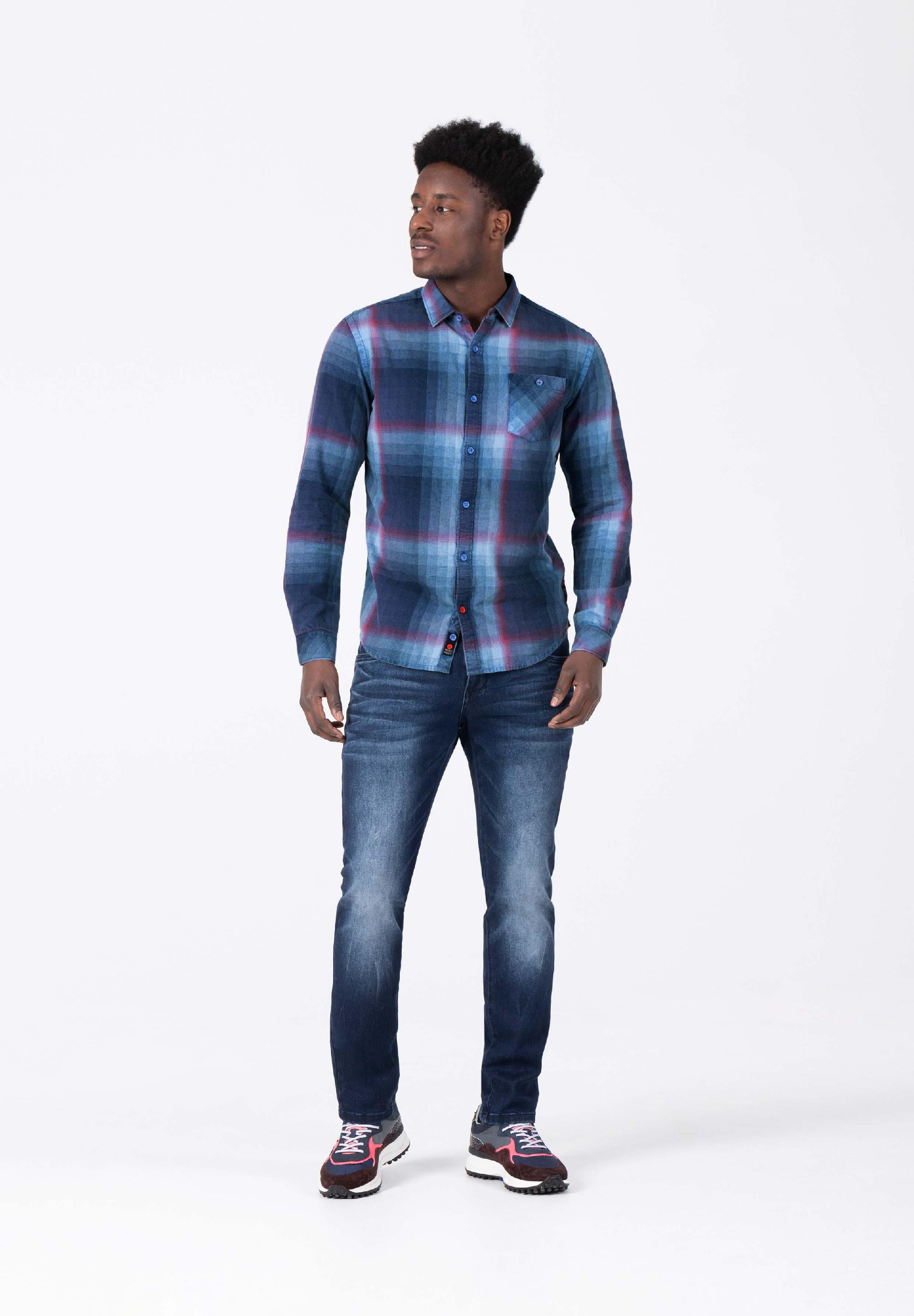 Effect Weave Check Shirt