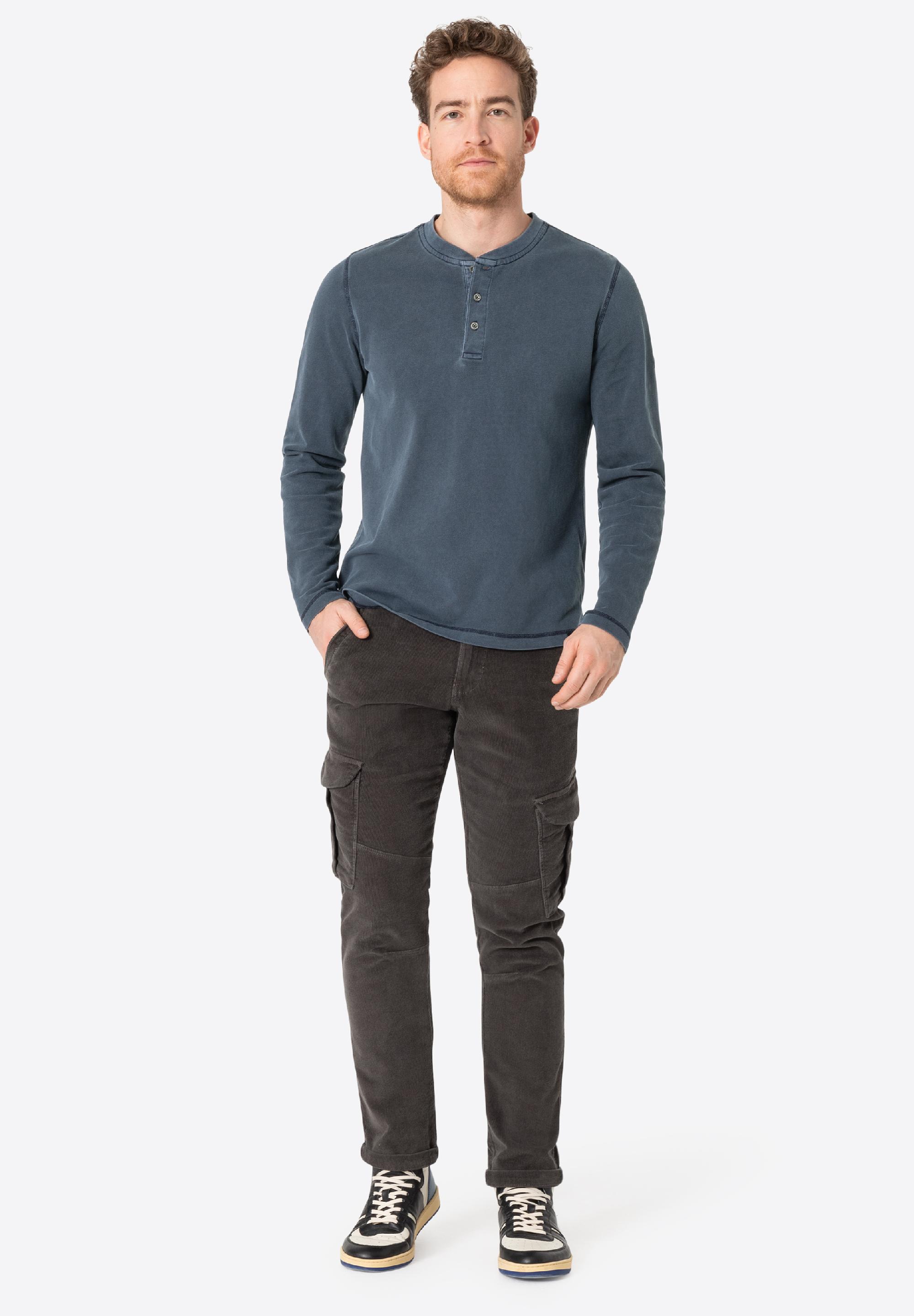 Pique Longsleeve Henley