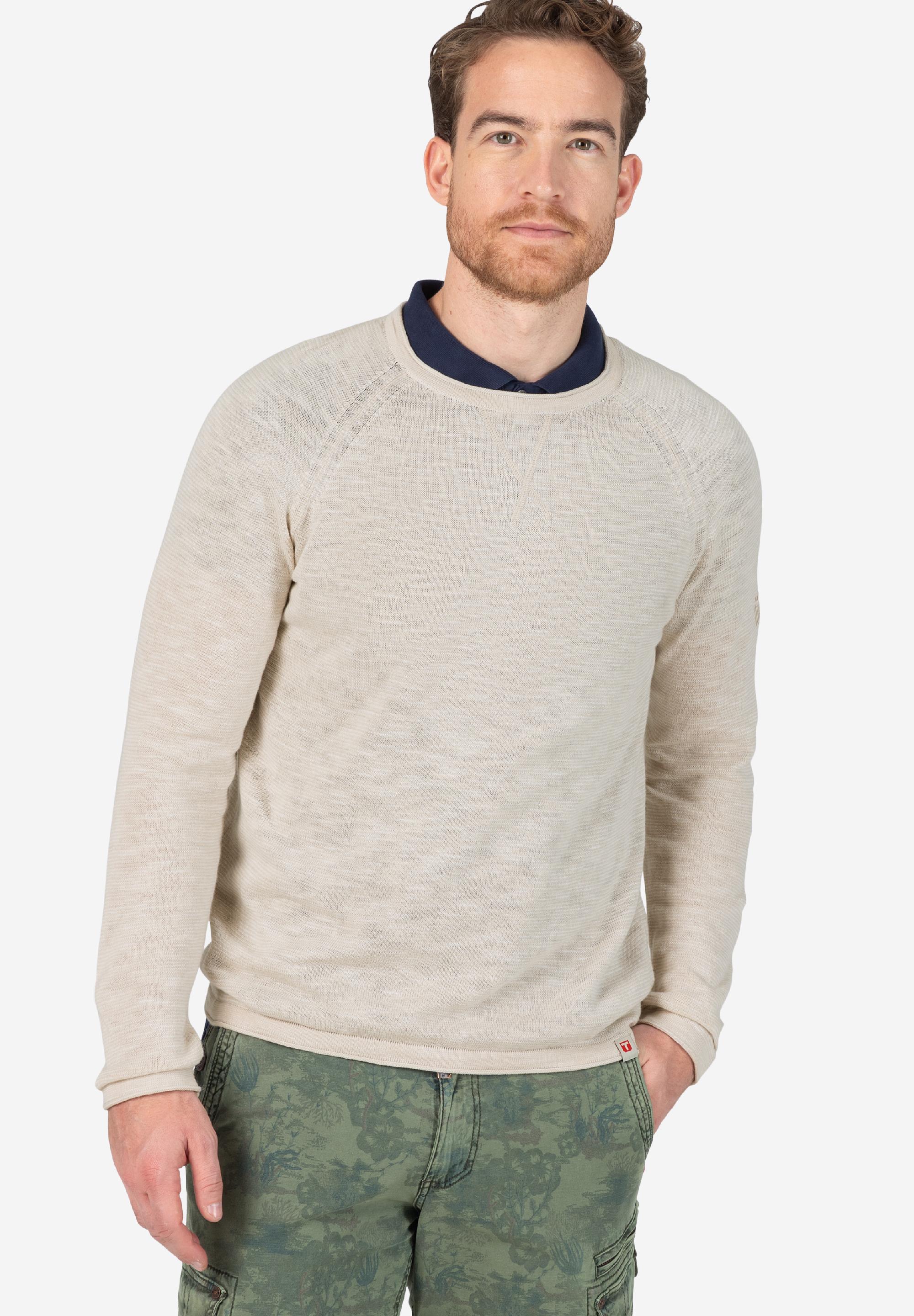 Spiral Knit Crewneck