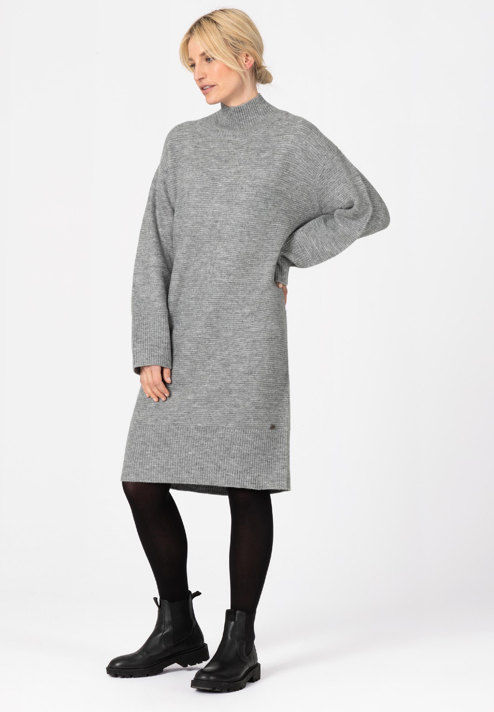 Mock Neck Knit Dress