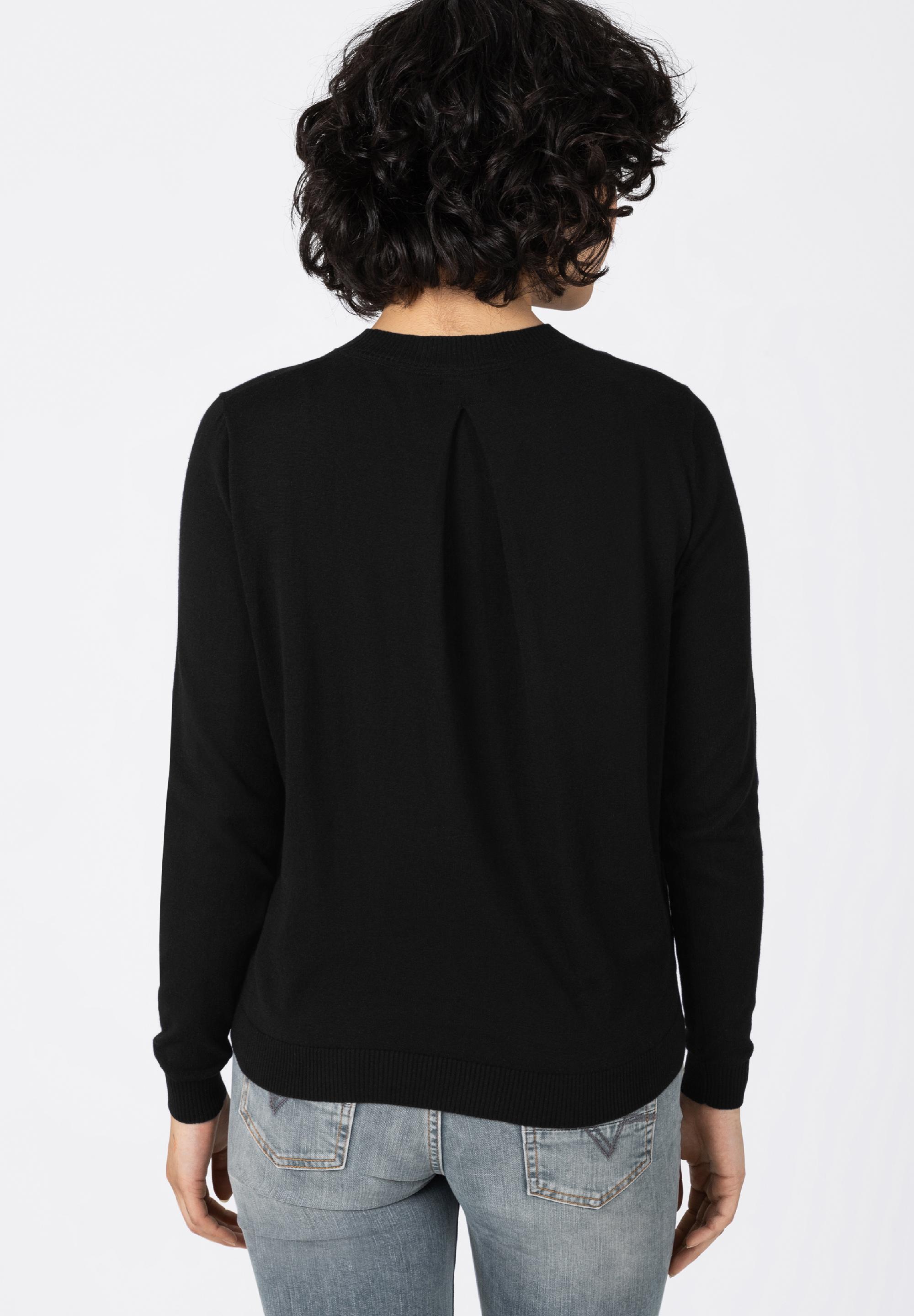 Pleat-Back Pullover