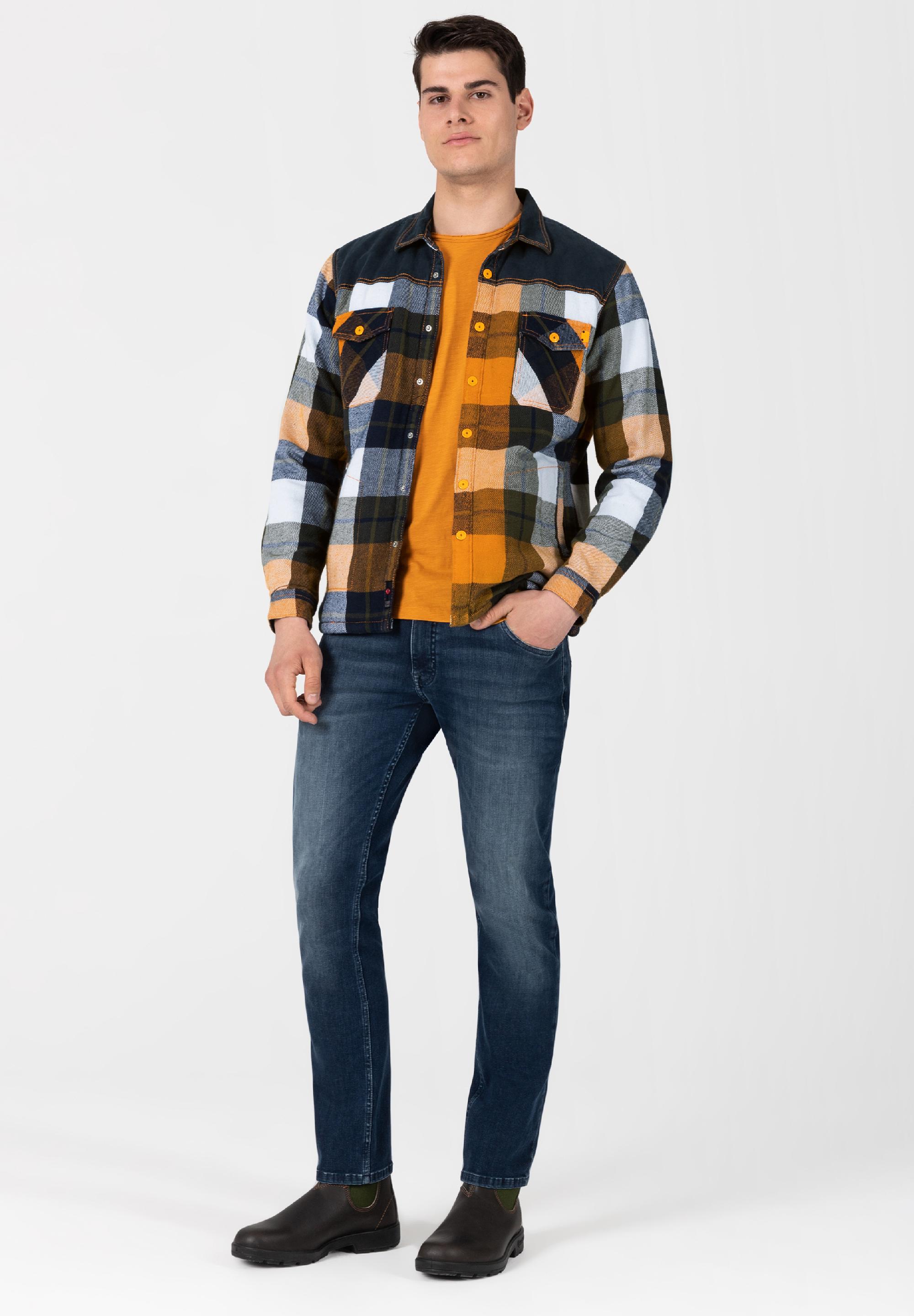 Overshirt Fabricmix padded