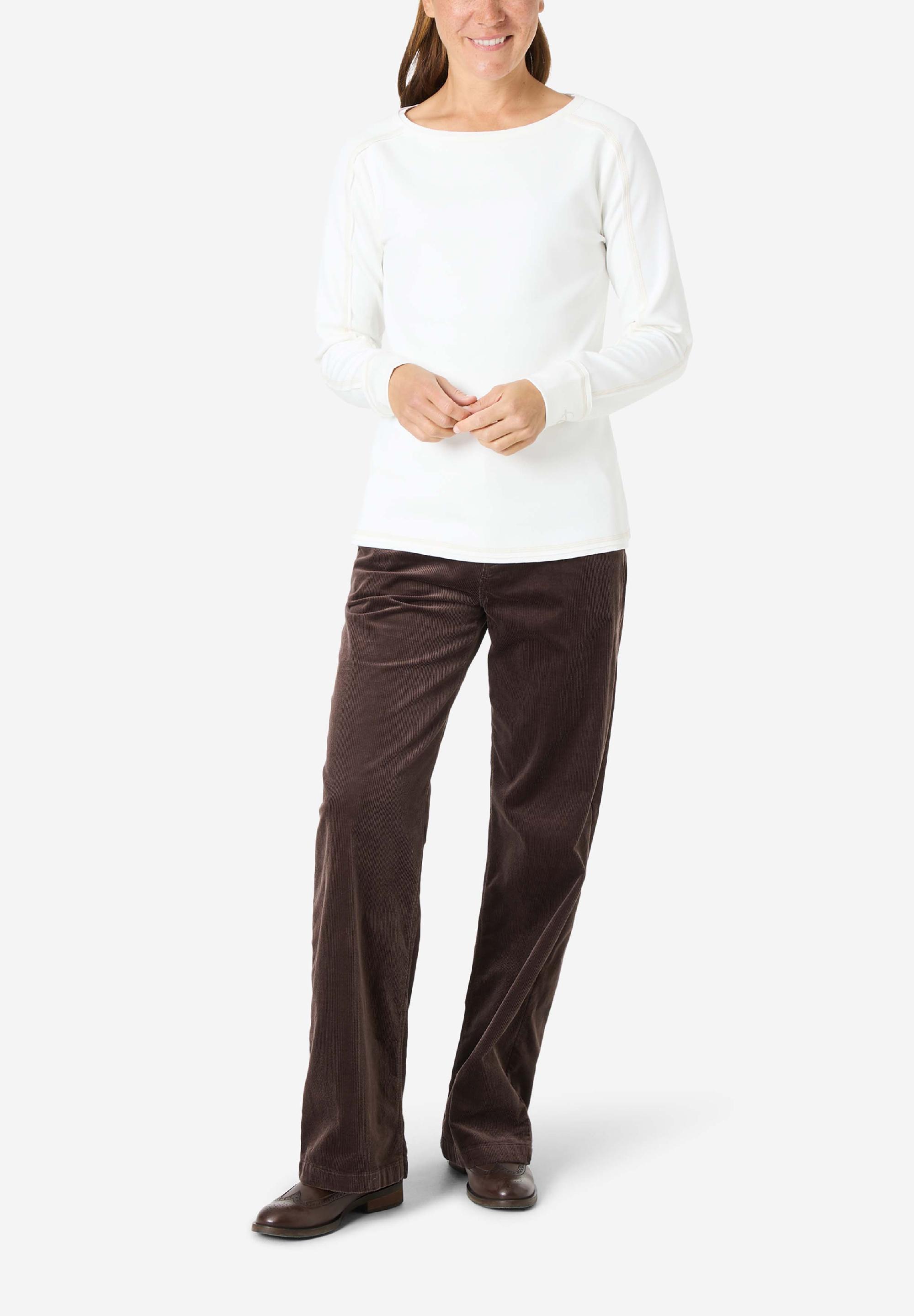 Boat Neck Sweatshirt