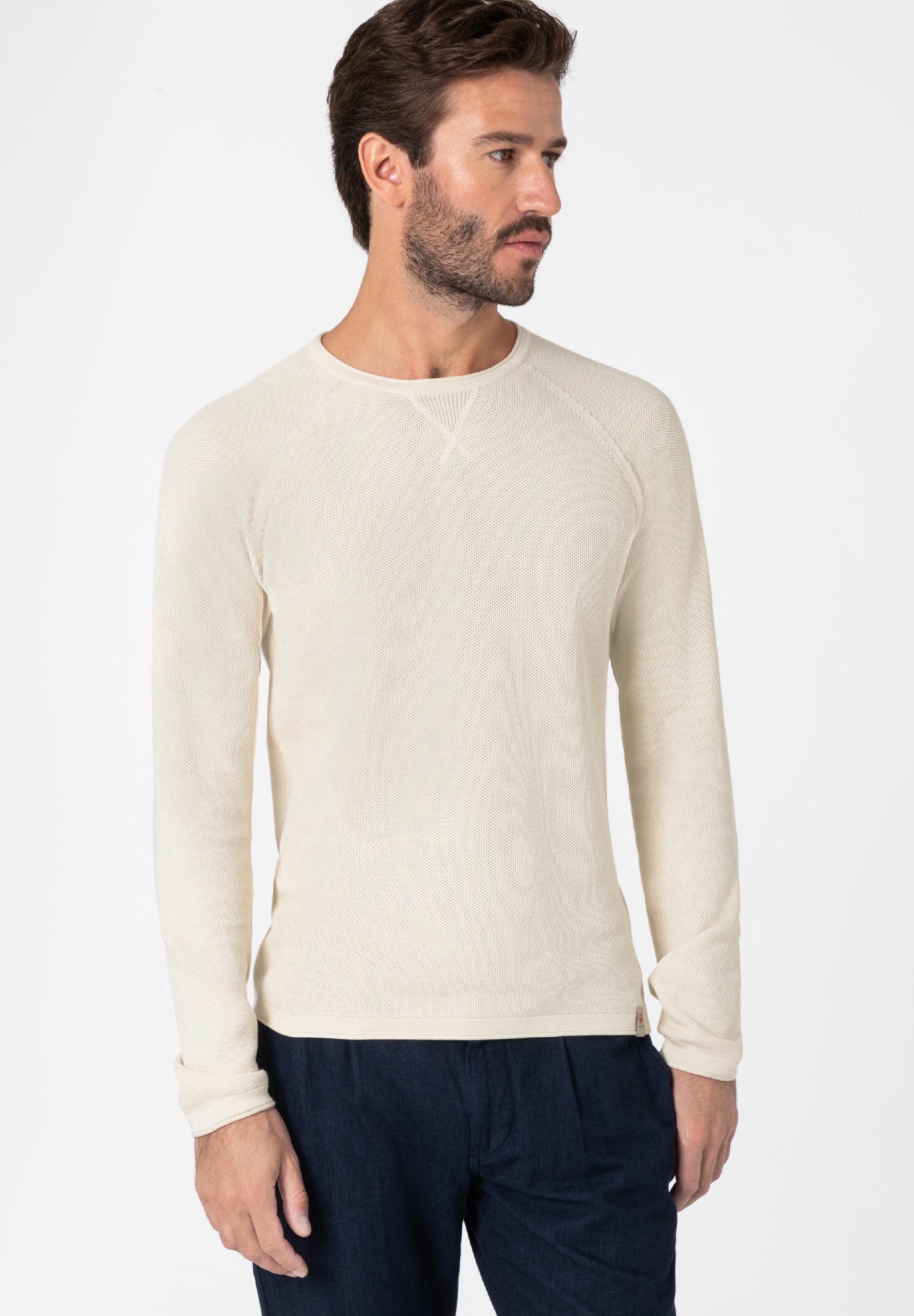 Spiral Knit Crewneck