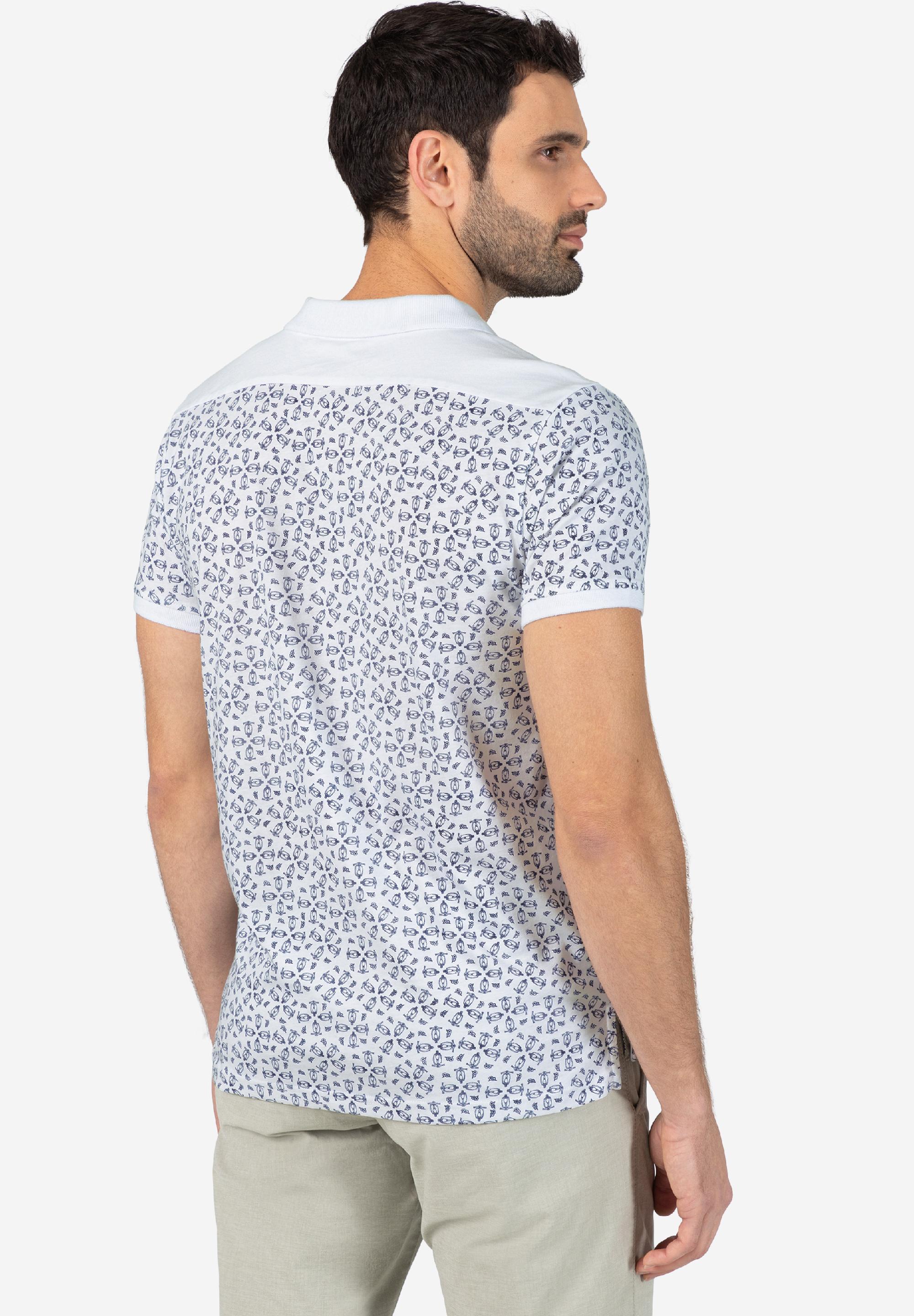 Printed Poloshirt