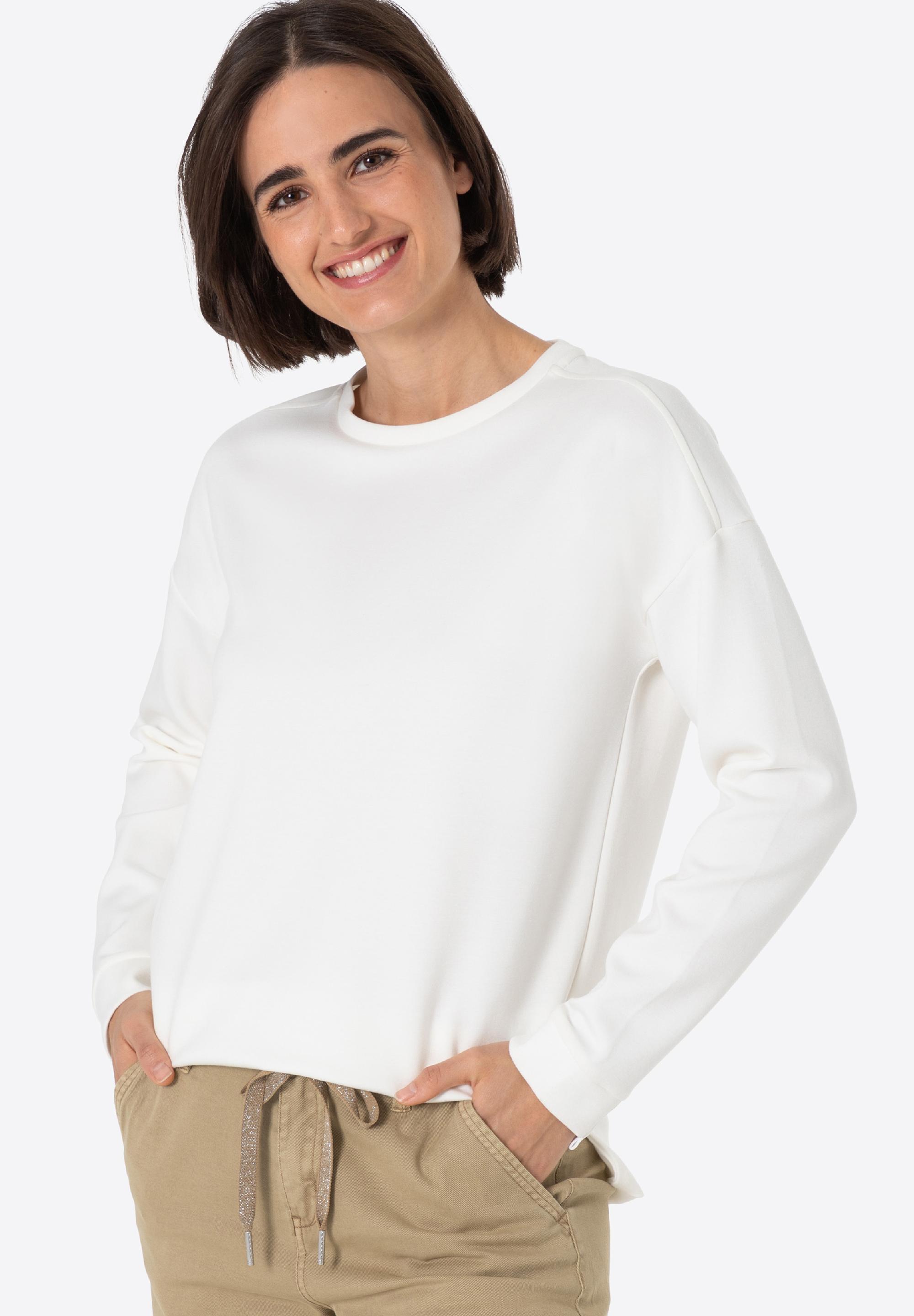 Boat-Neck Sweatshirt