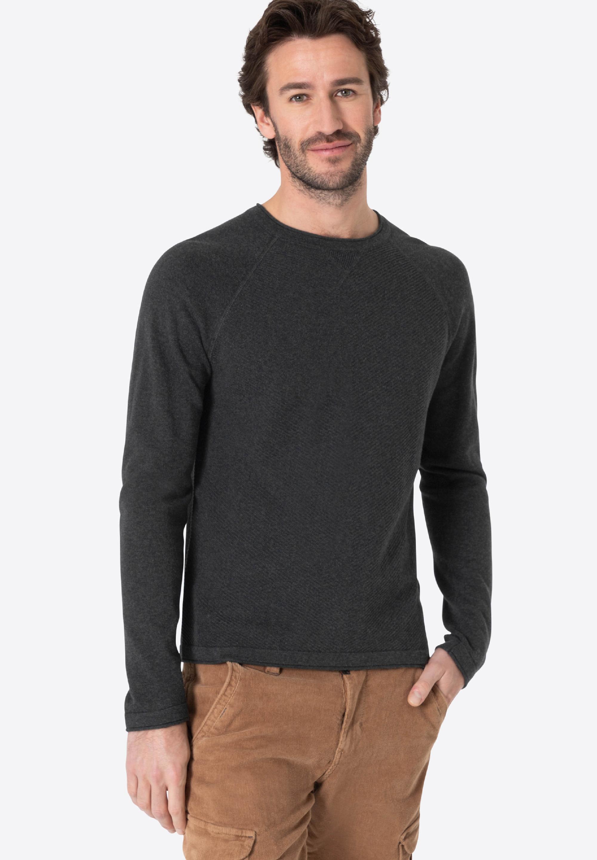 Spiral Knit Crewneck