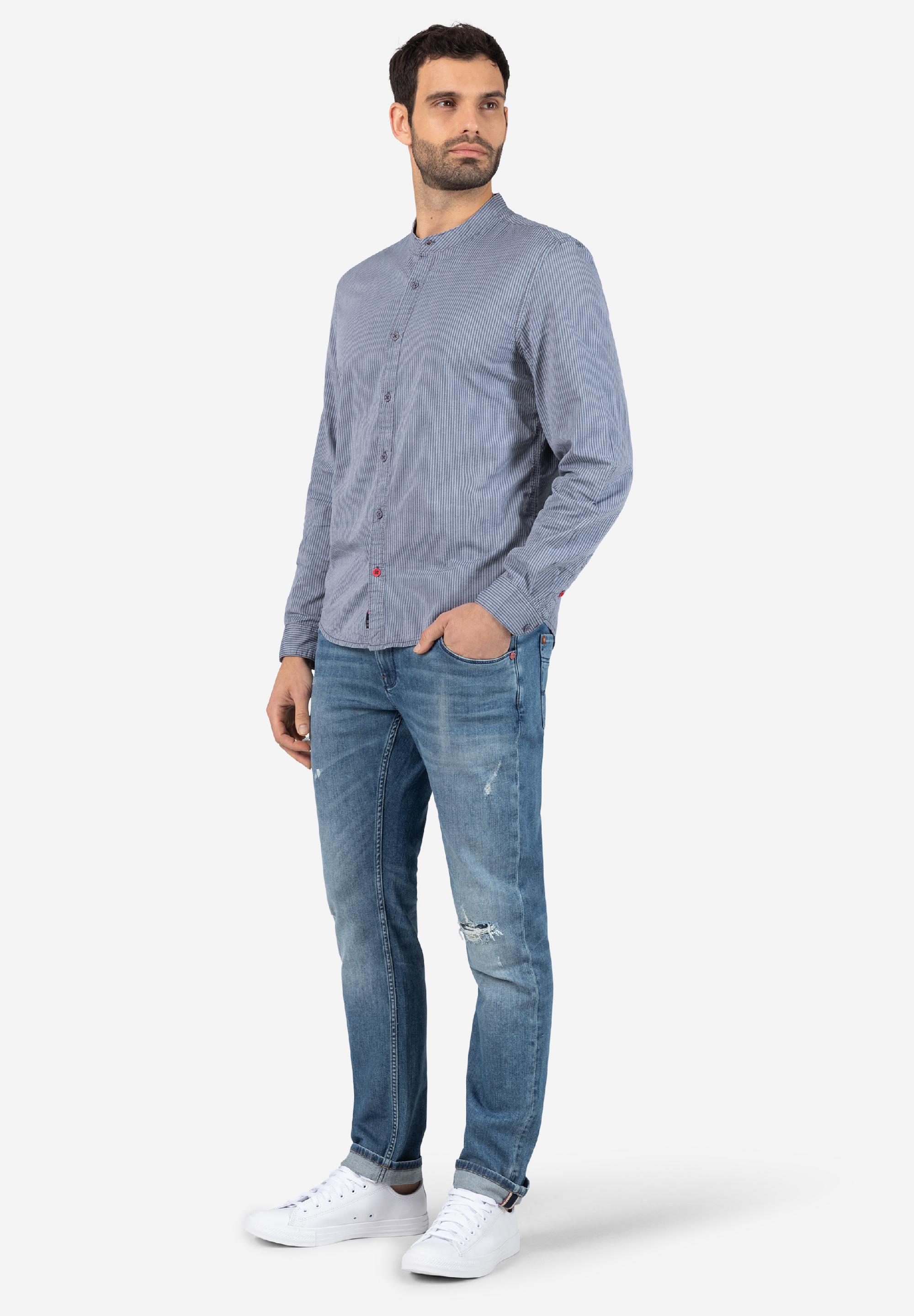 Stand-up-collar Shirt