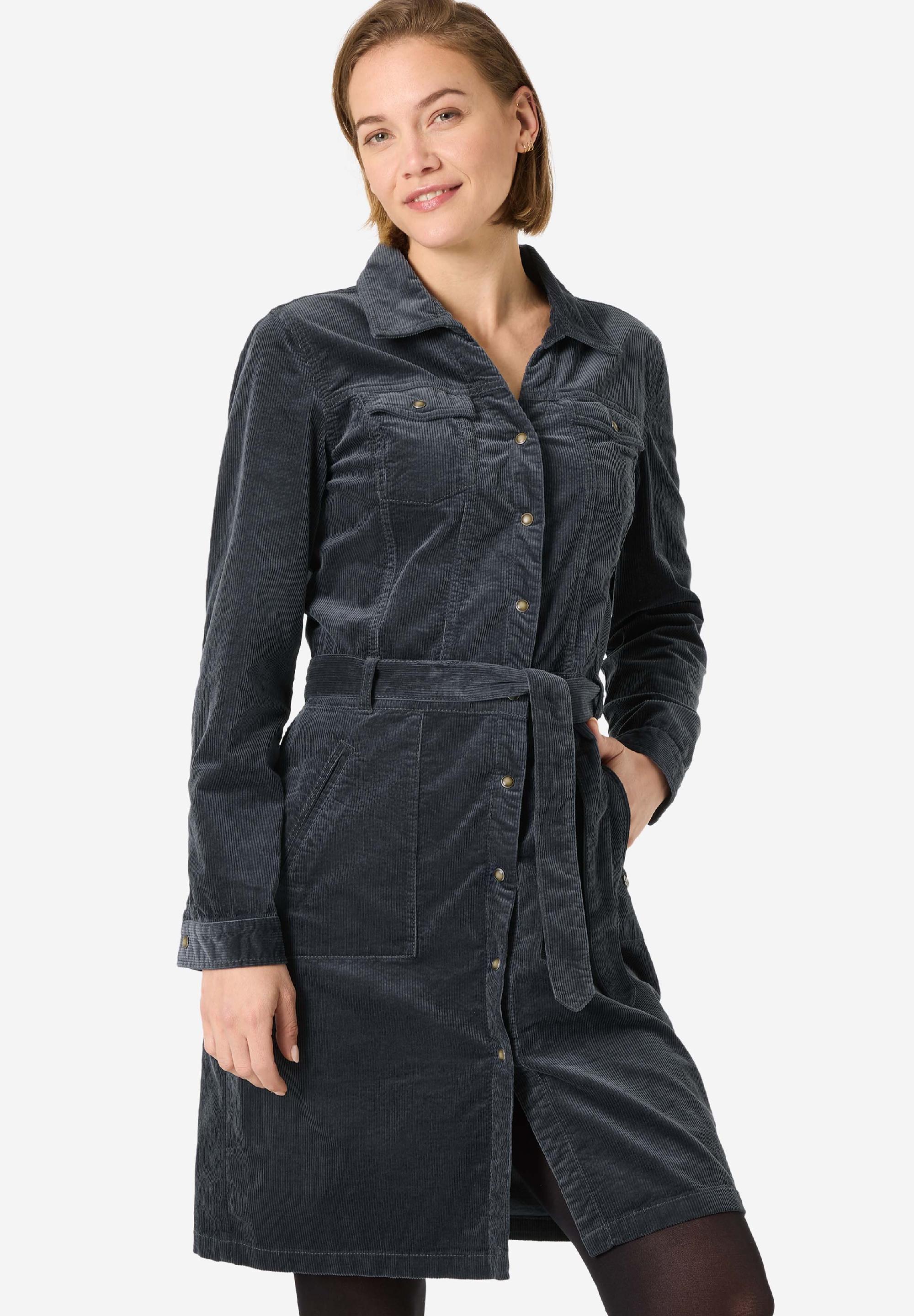 Cord Shirt Dress