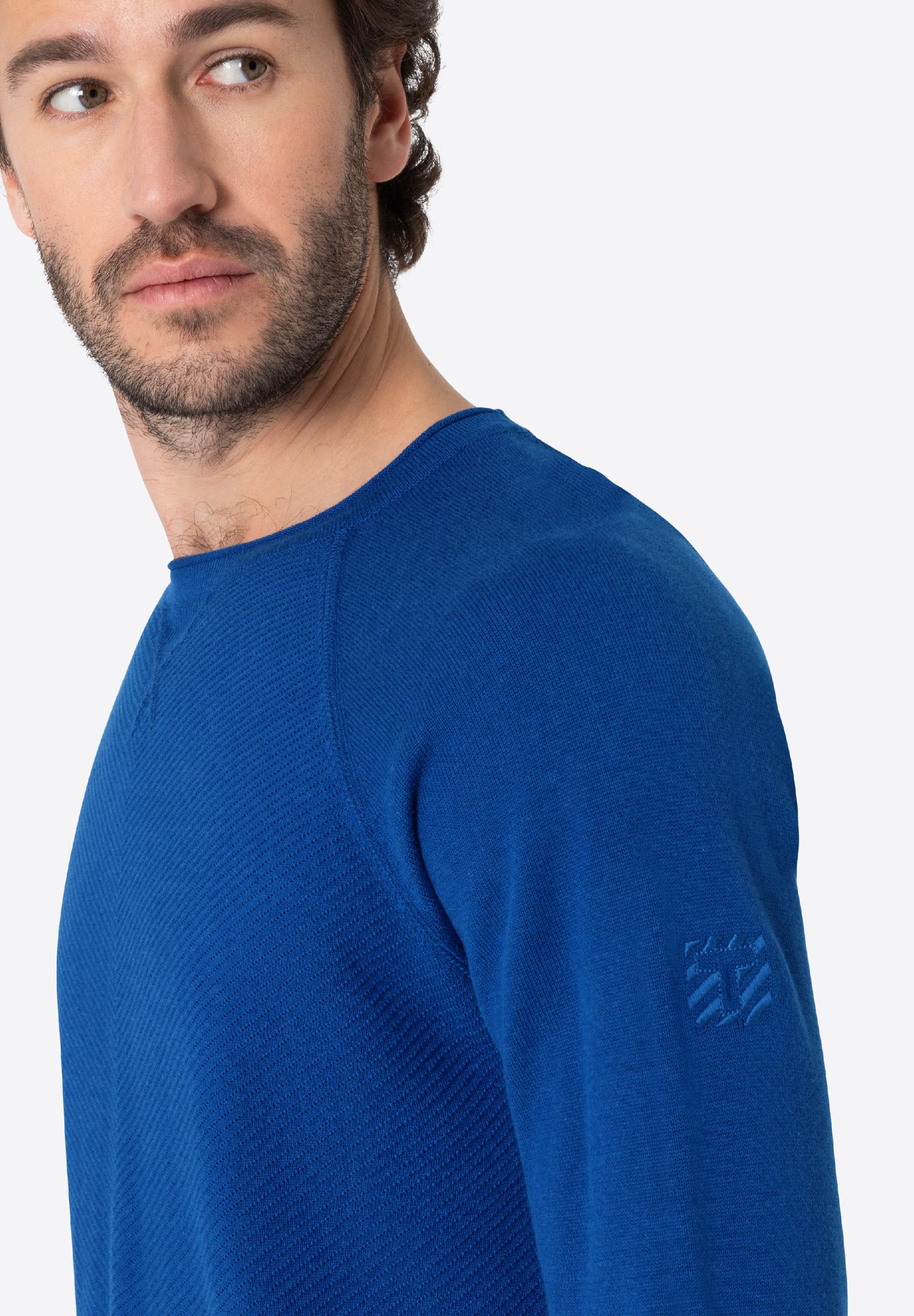 Spiral Knit Crewneck