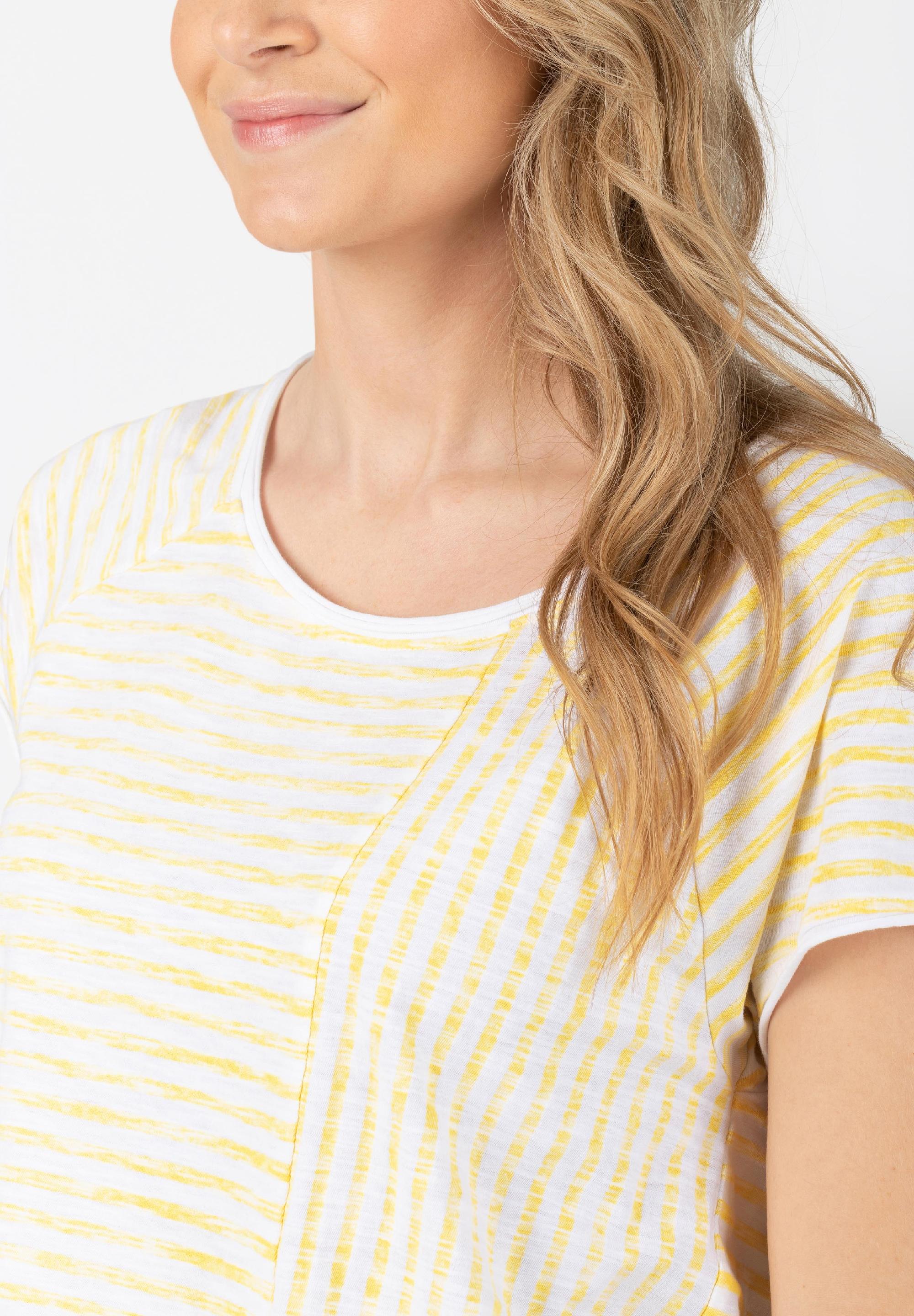 Striped Raglan T-Shirt print