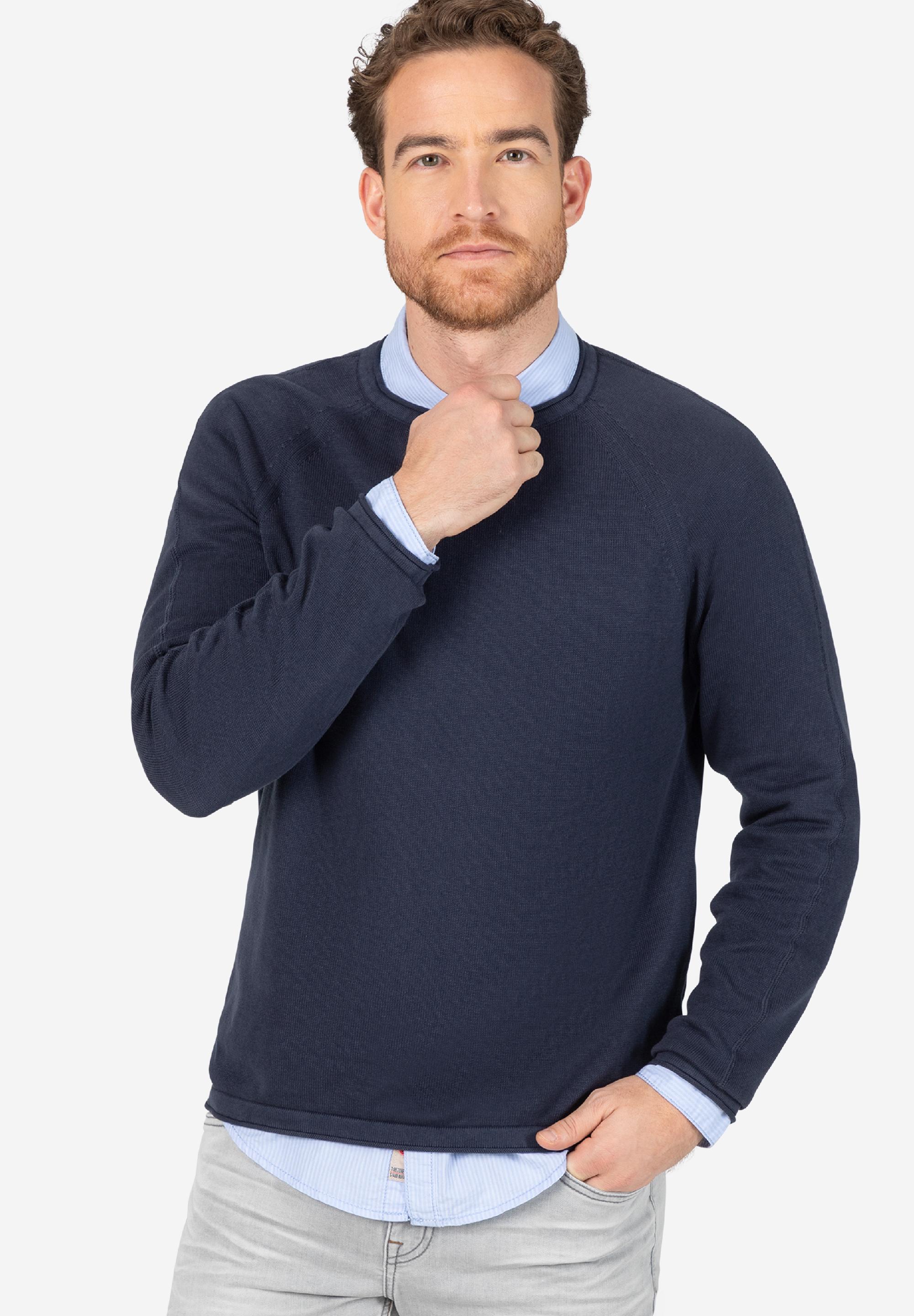 Spiral Knit Crewneck