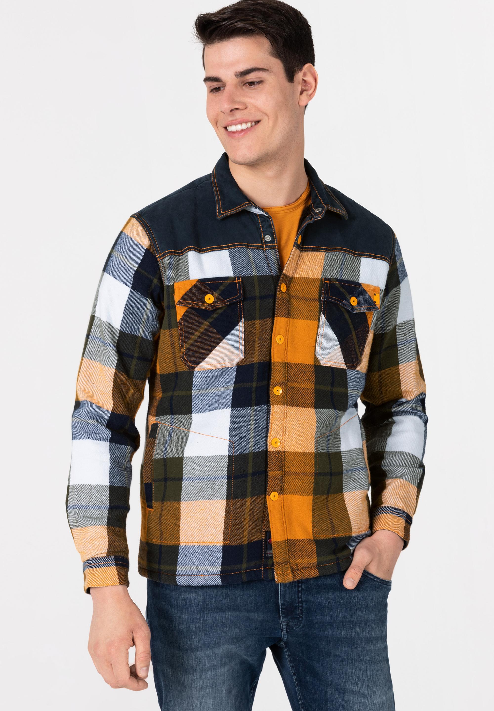 Overshirt Fabricmix padded