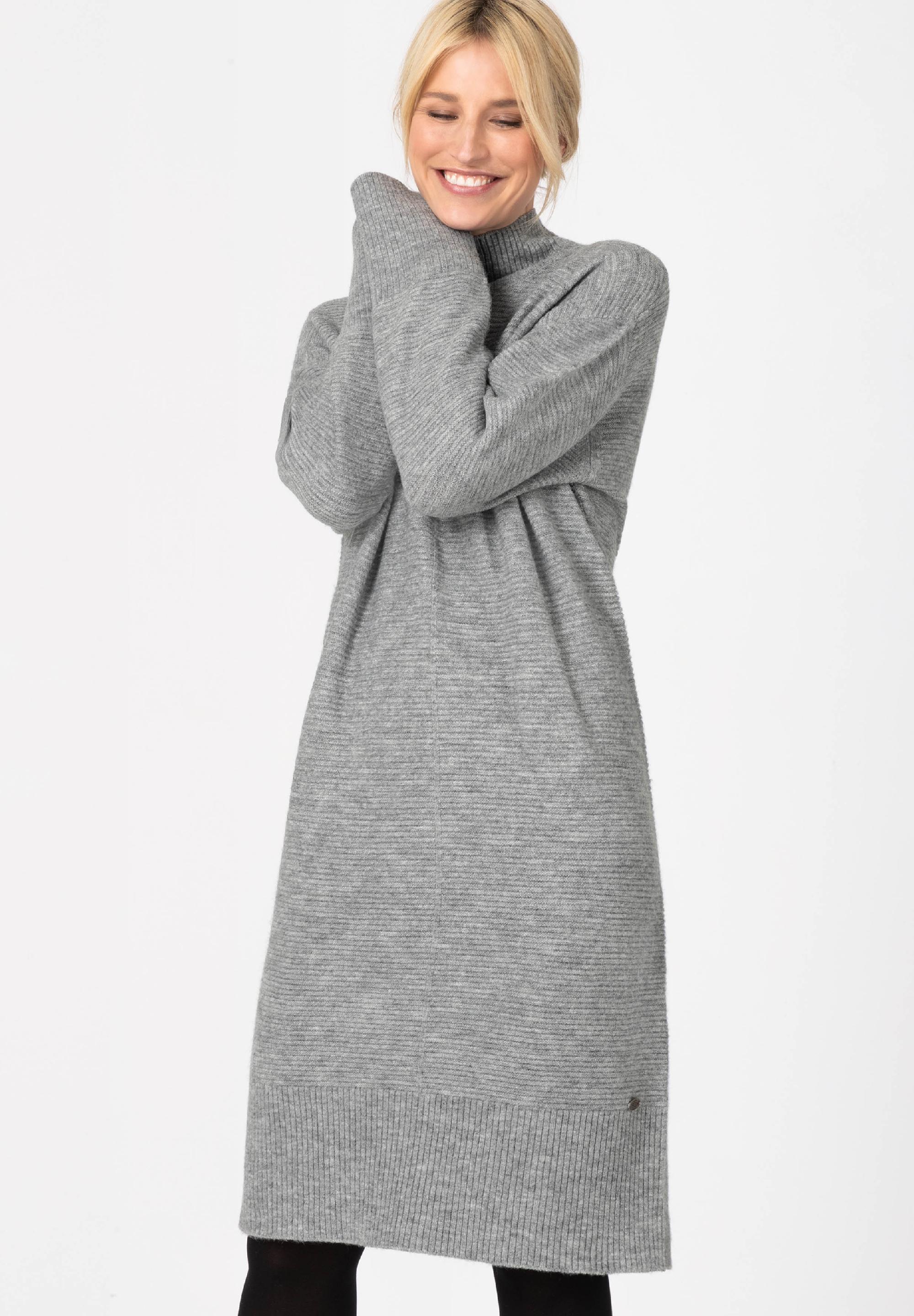 Mock Neck Knit Dress