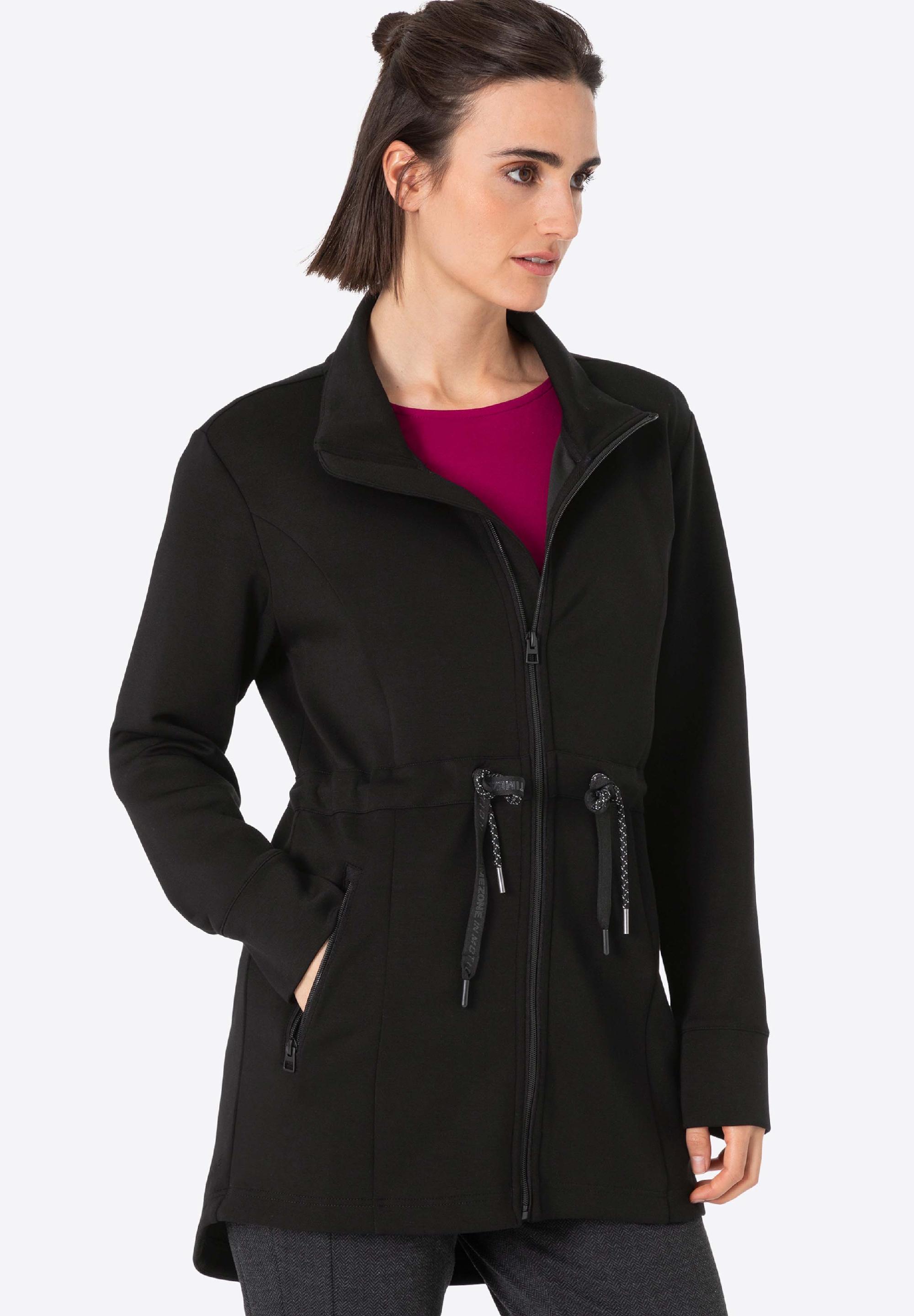 Long High Neck Zip Jacket