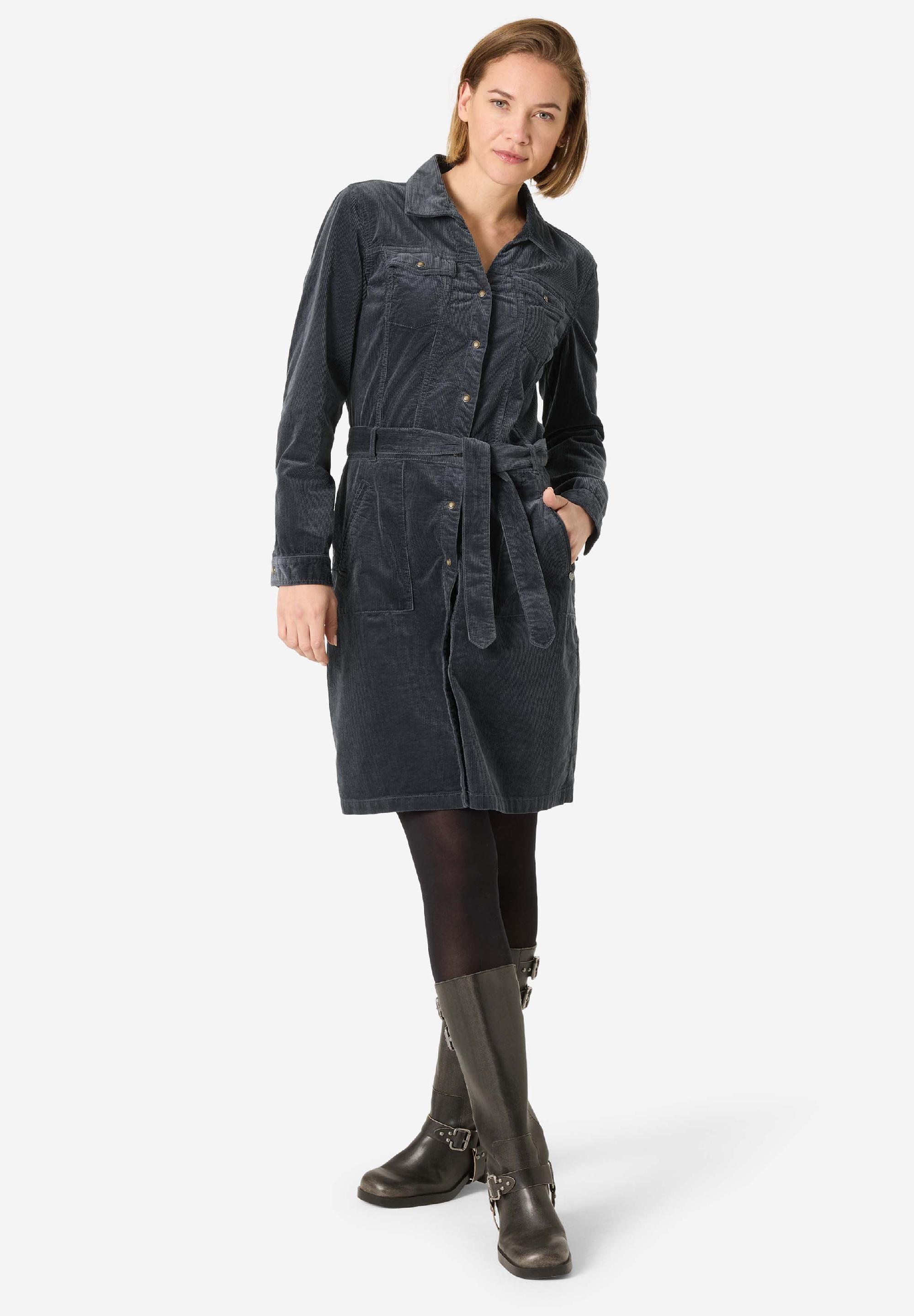 Cord Shirt Dress