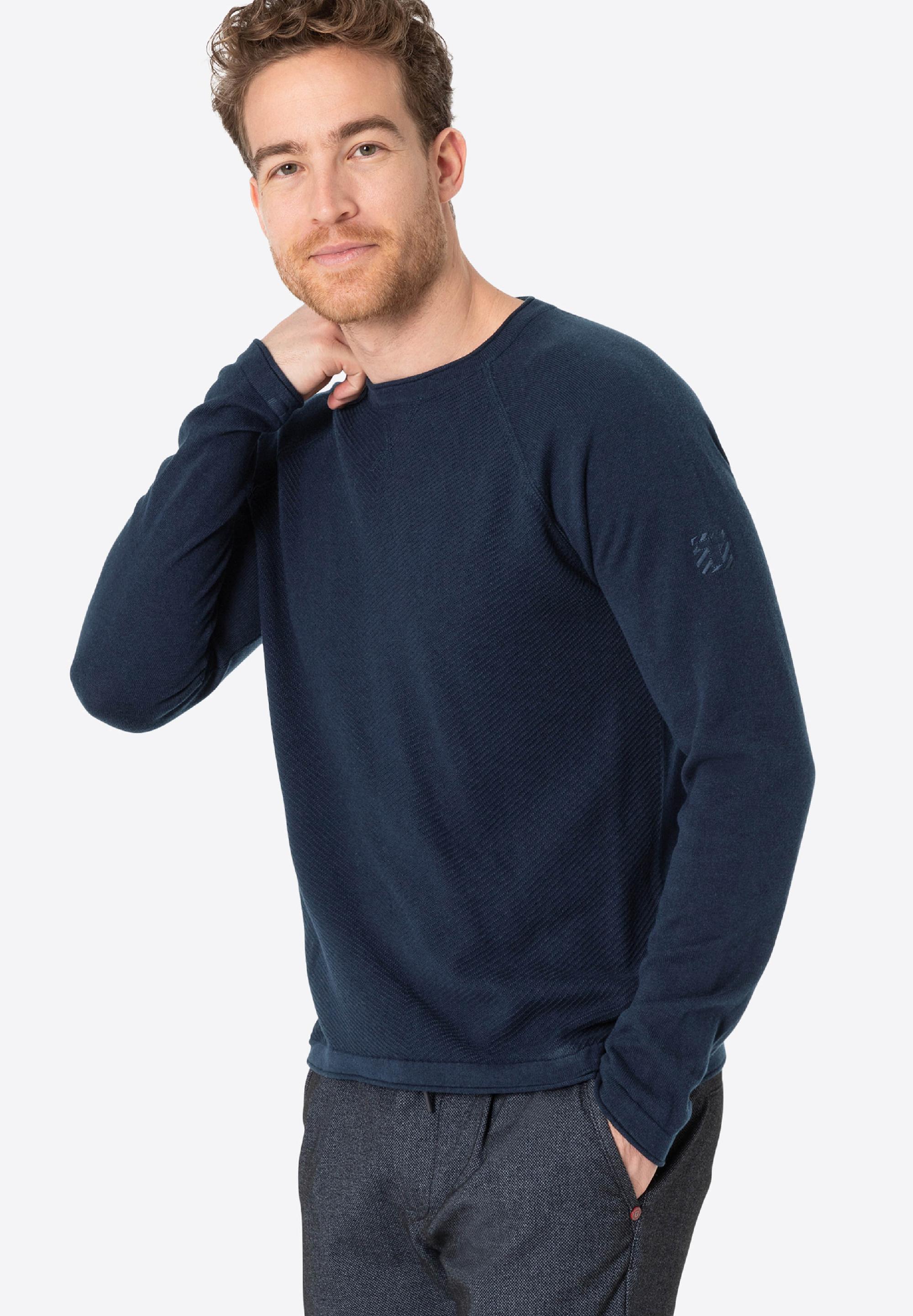 Spiral Knit Crewneck