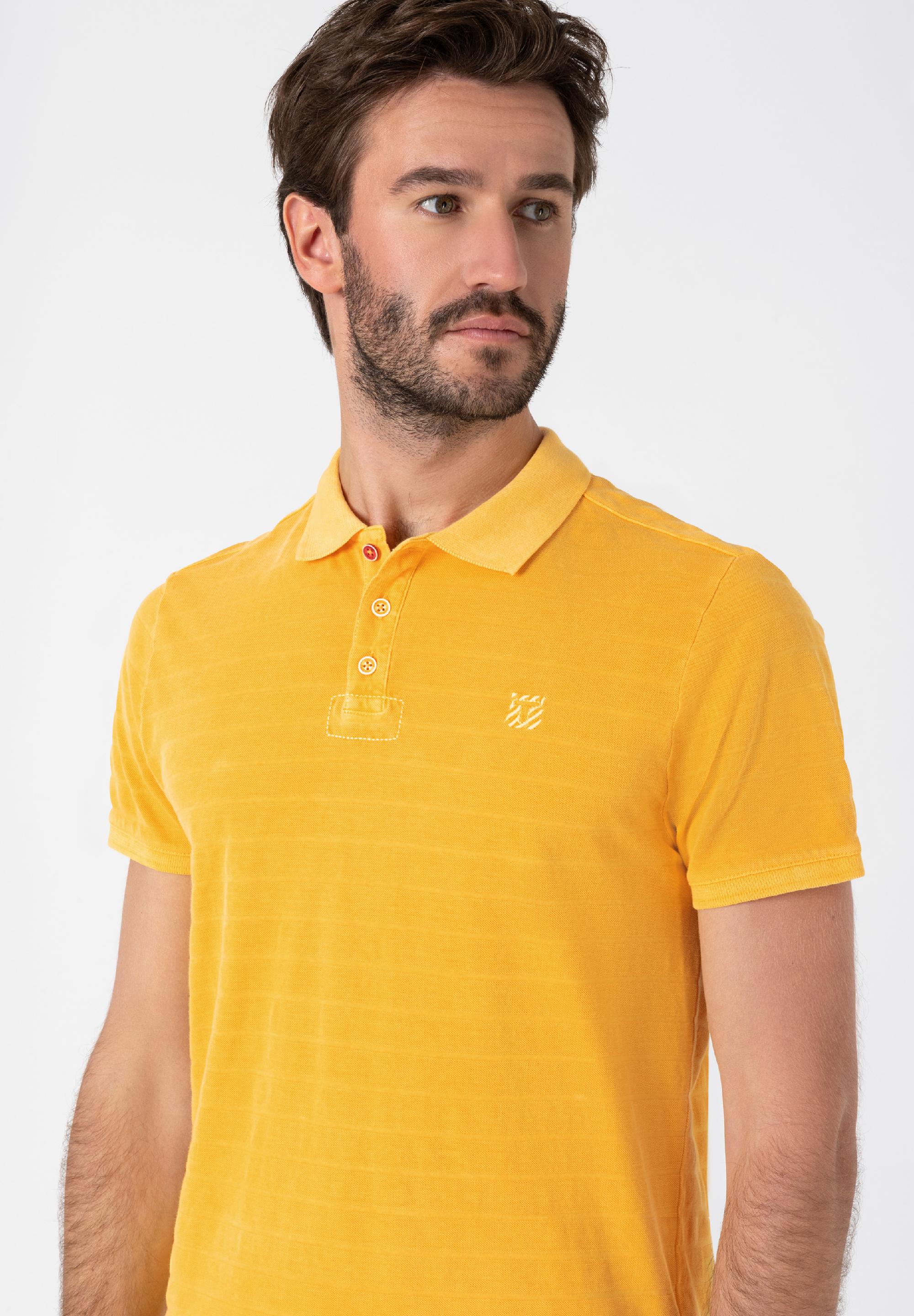 Tonal Striped Poloshirt