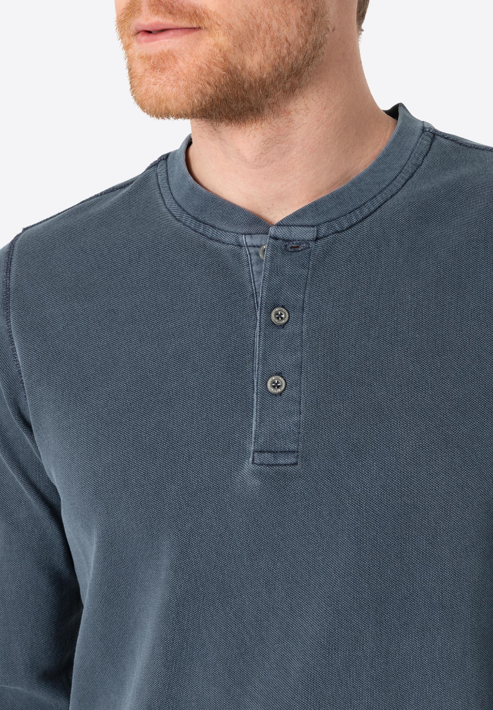 Pique Longsleeve Henley