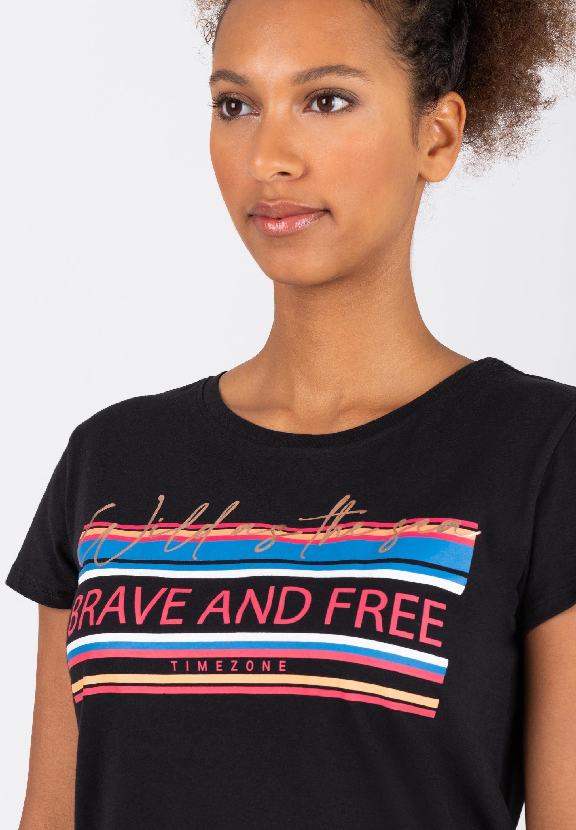 Brave and Free T-Shirt decoration