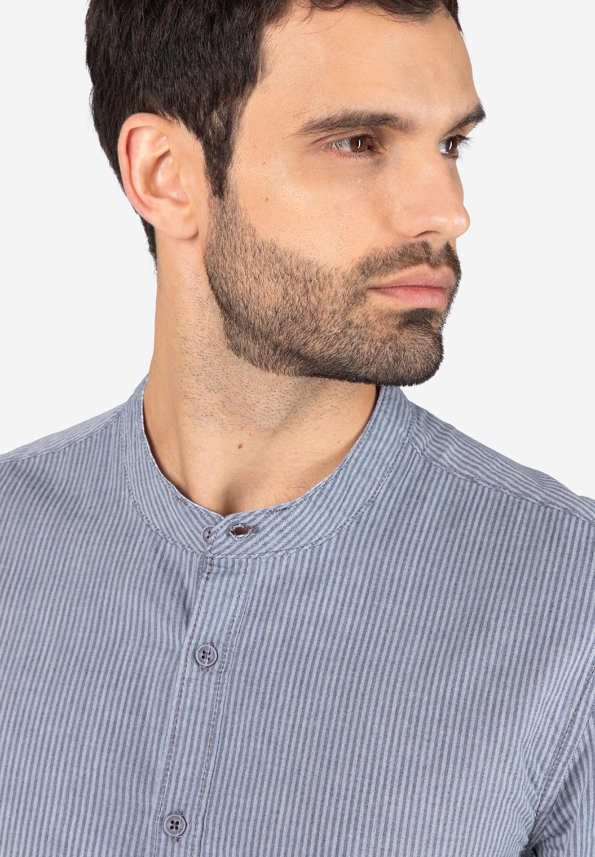 Stand-up-collar Shirt