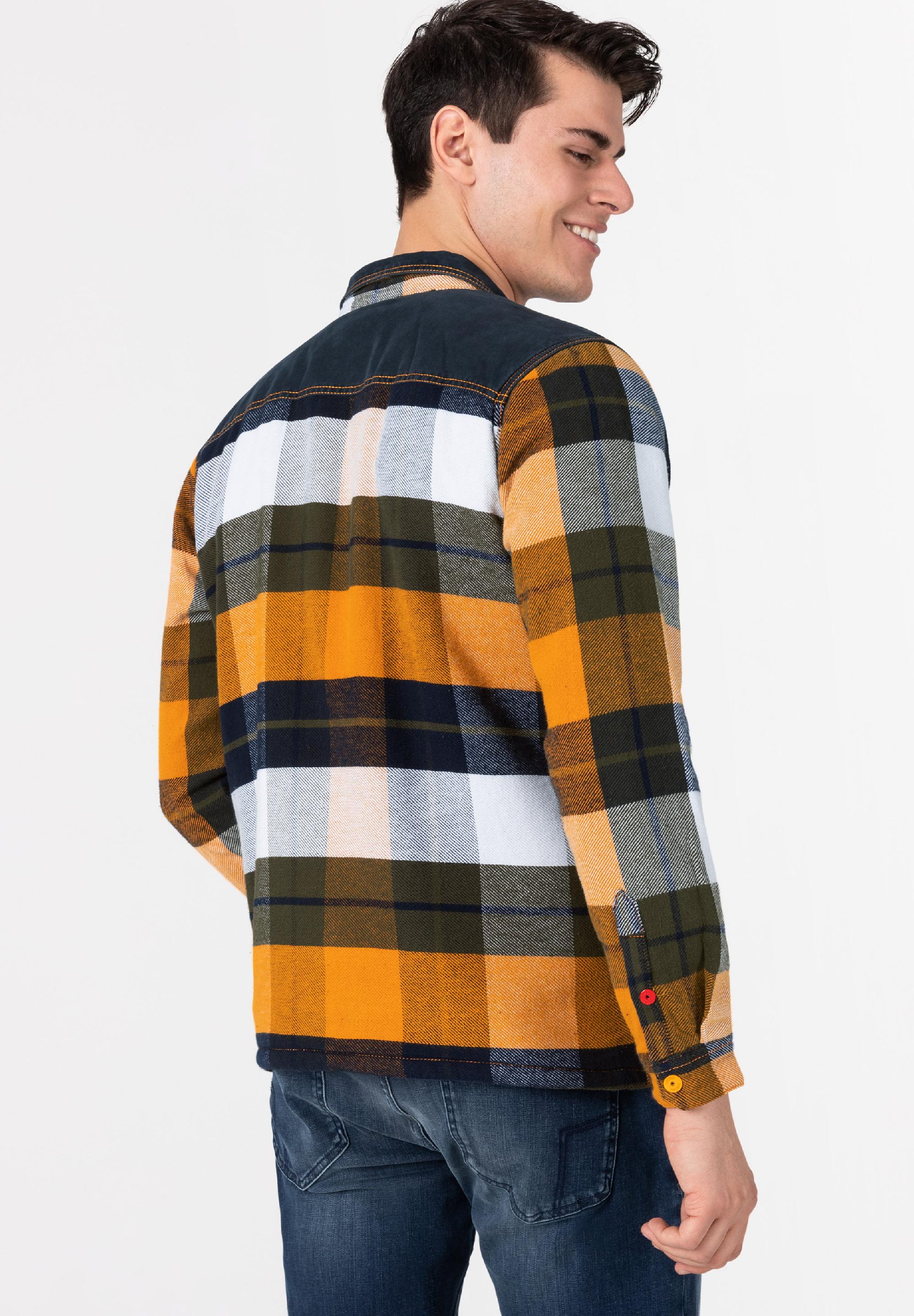 Overshirt Fabricmix padded