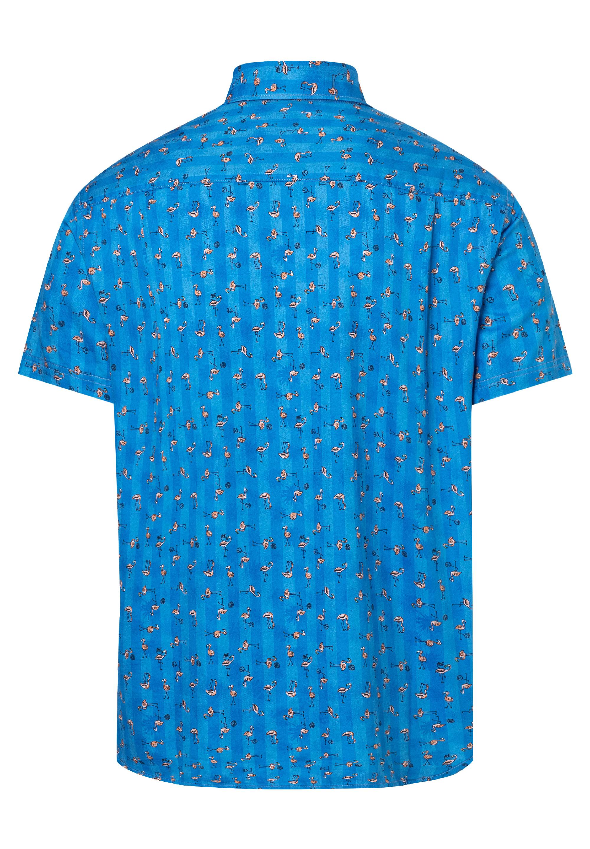 Printed Basic Shortsleeve Shirt print