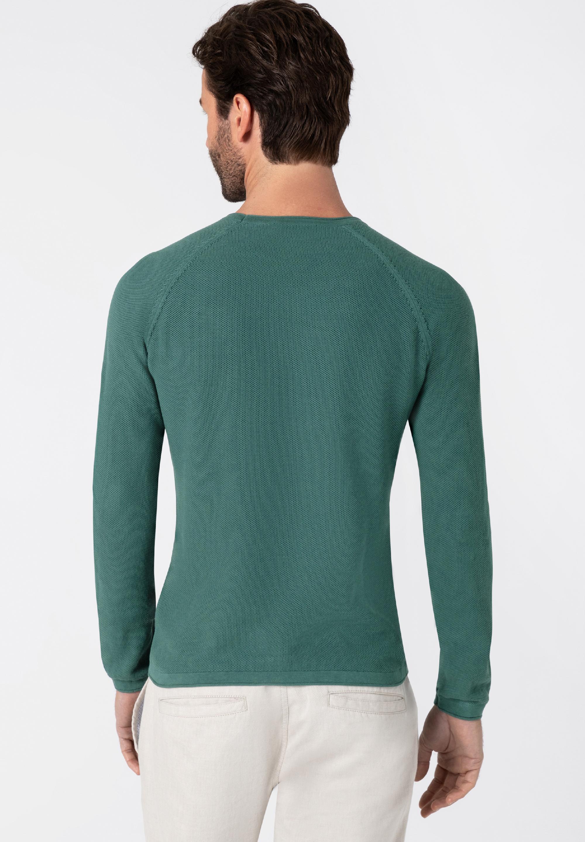 Spiral Knit Crewneck