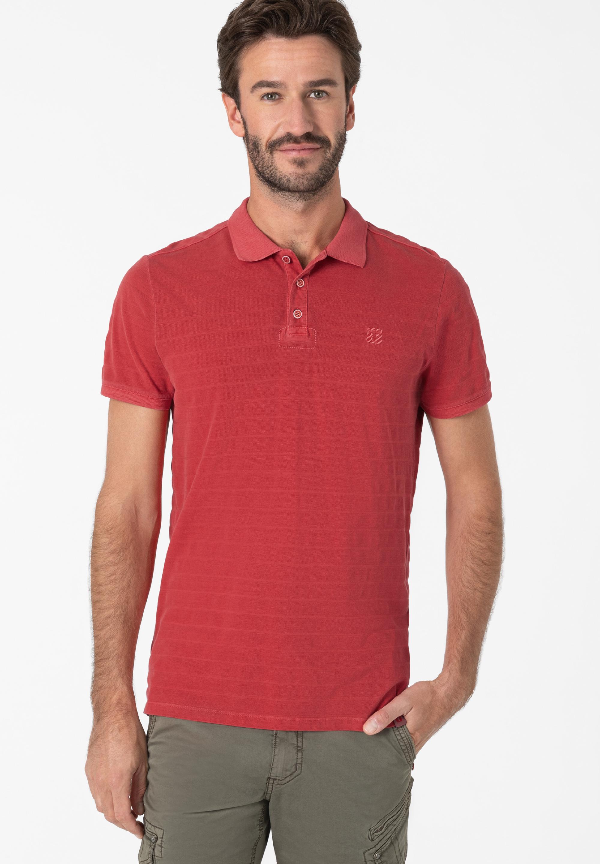 Tonal Striped Poloshirt