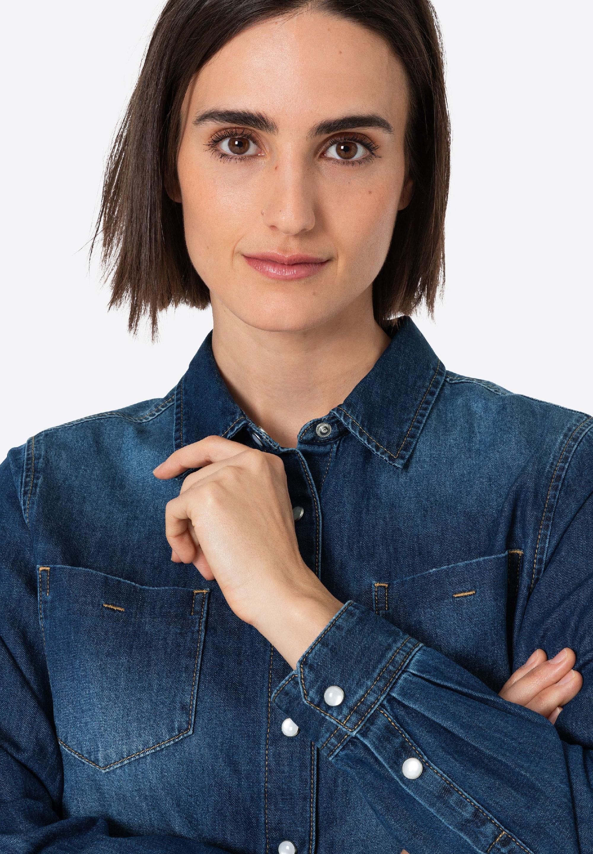 Boyfriend Fit Denim Shirt