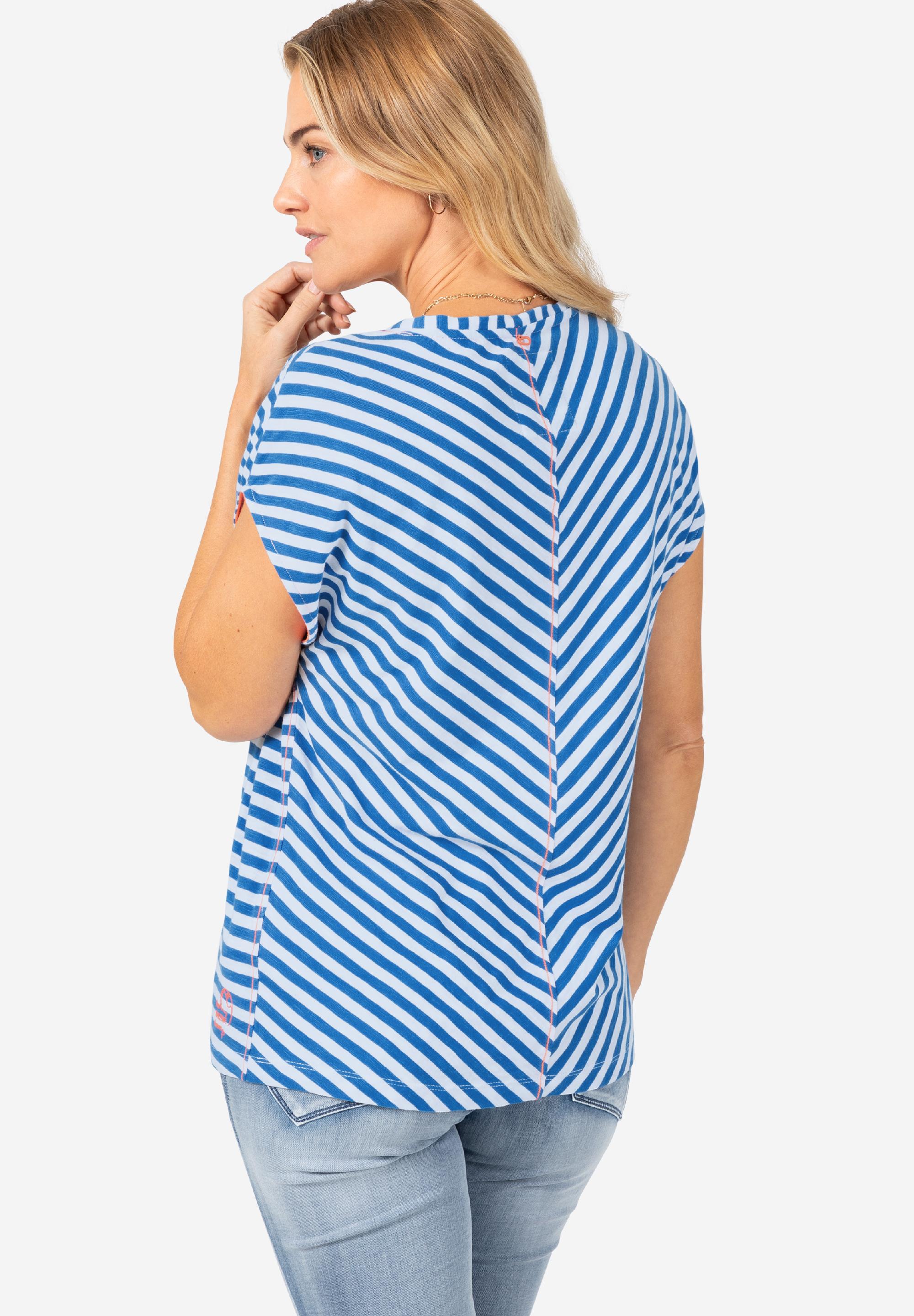 Striped Round Neck T-Shirt