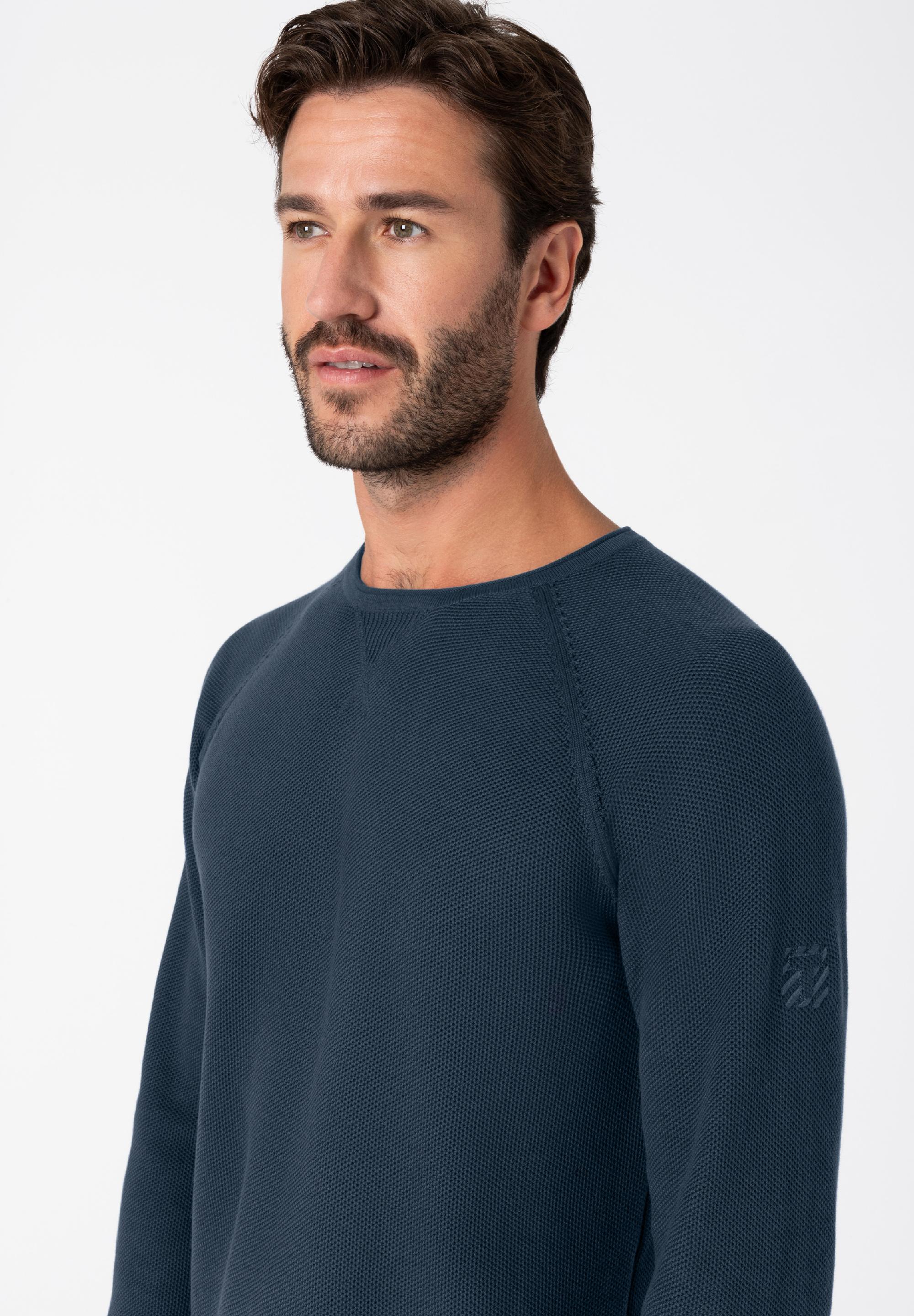 Spiral Knit Crewneck