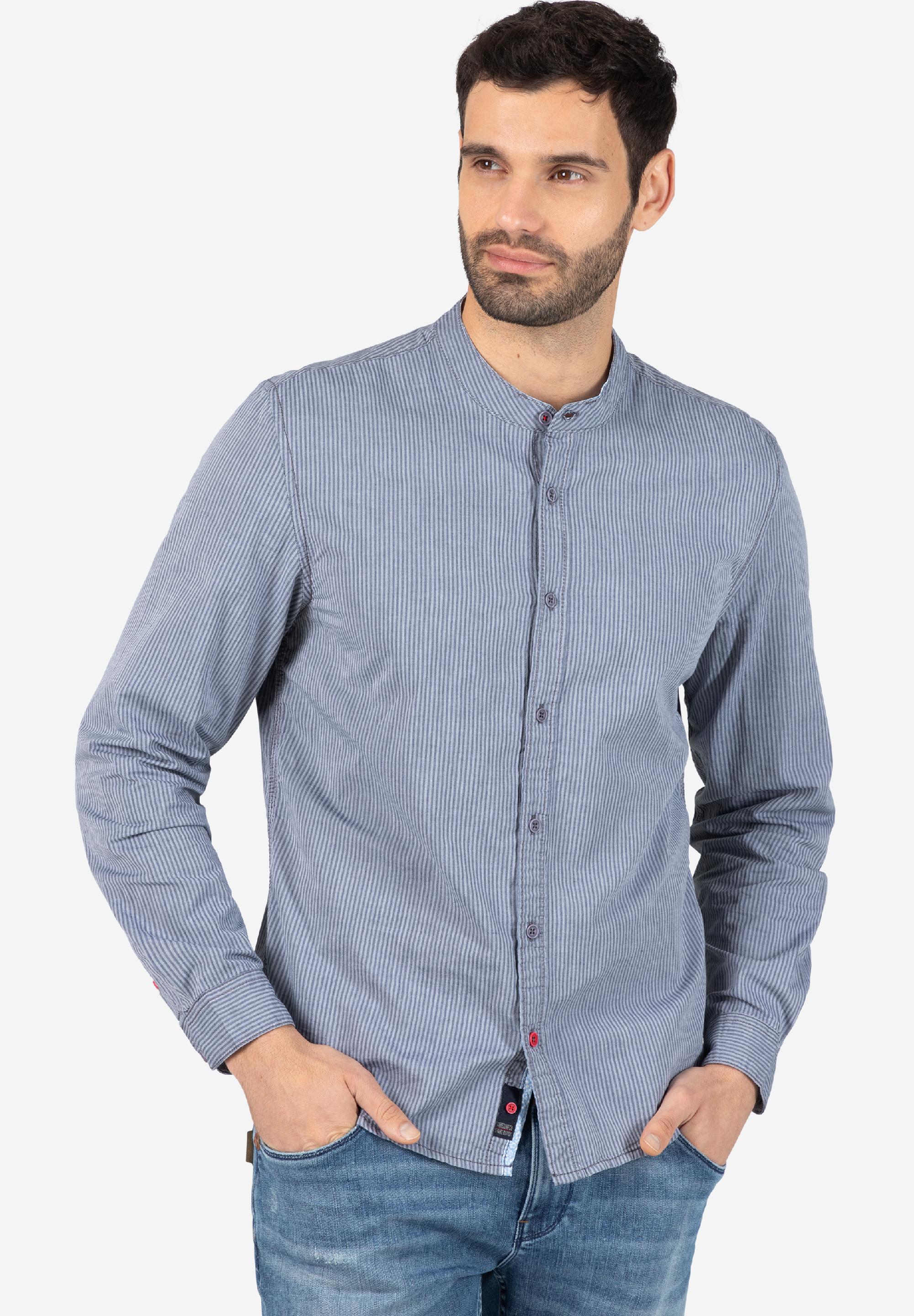 Stand-up-collar Shirt