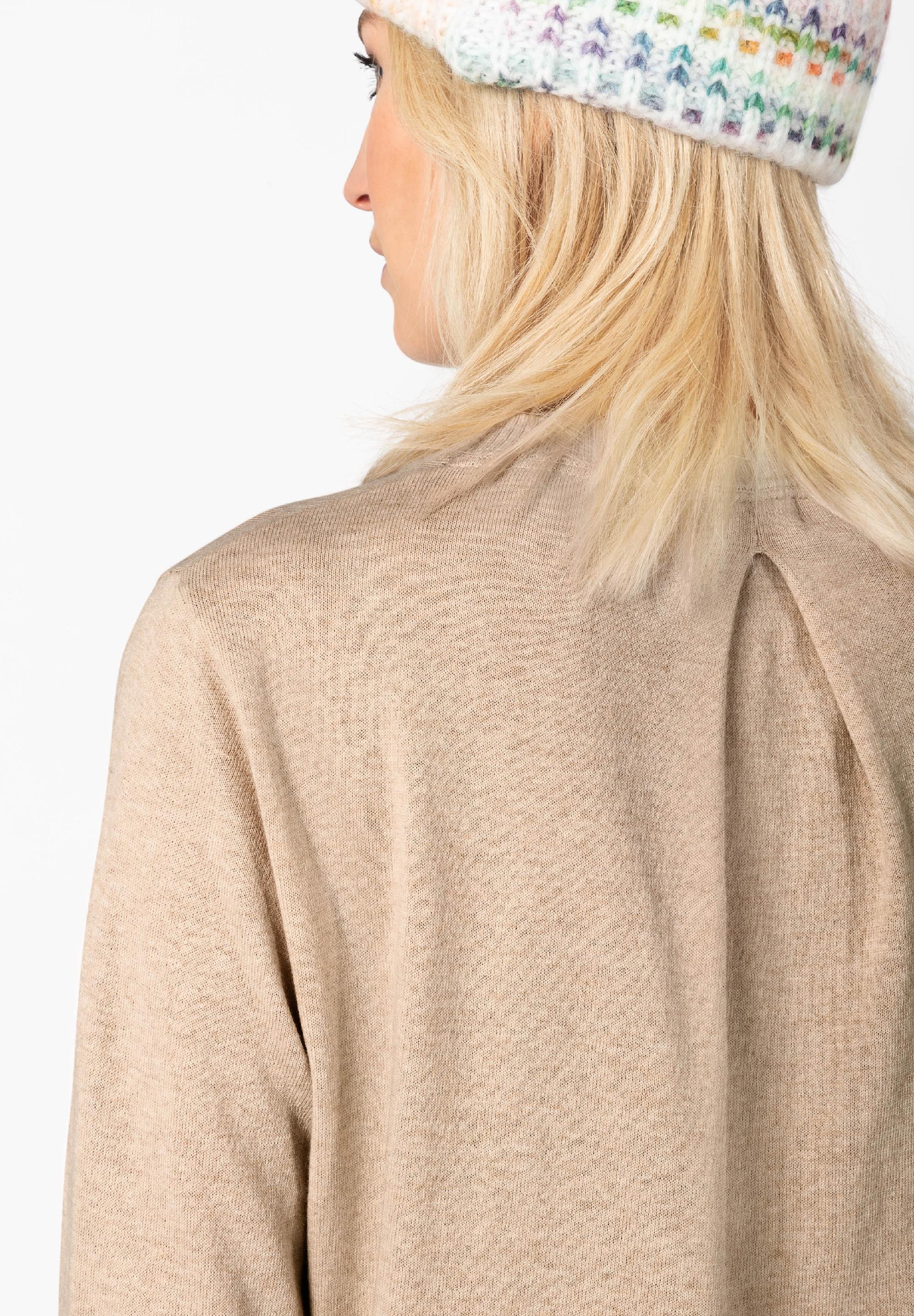 Pleat-Back Pullover