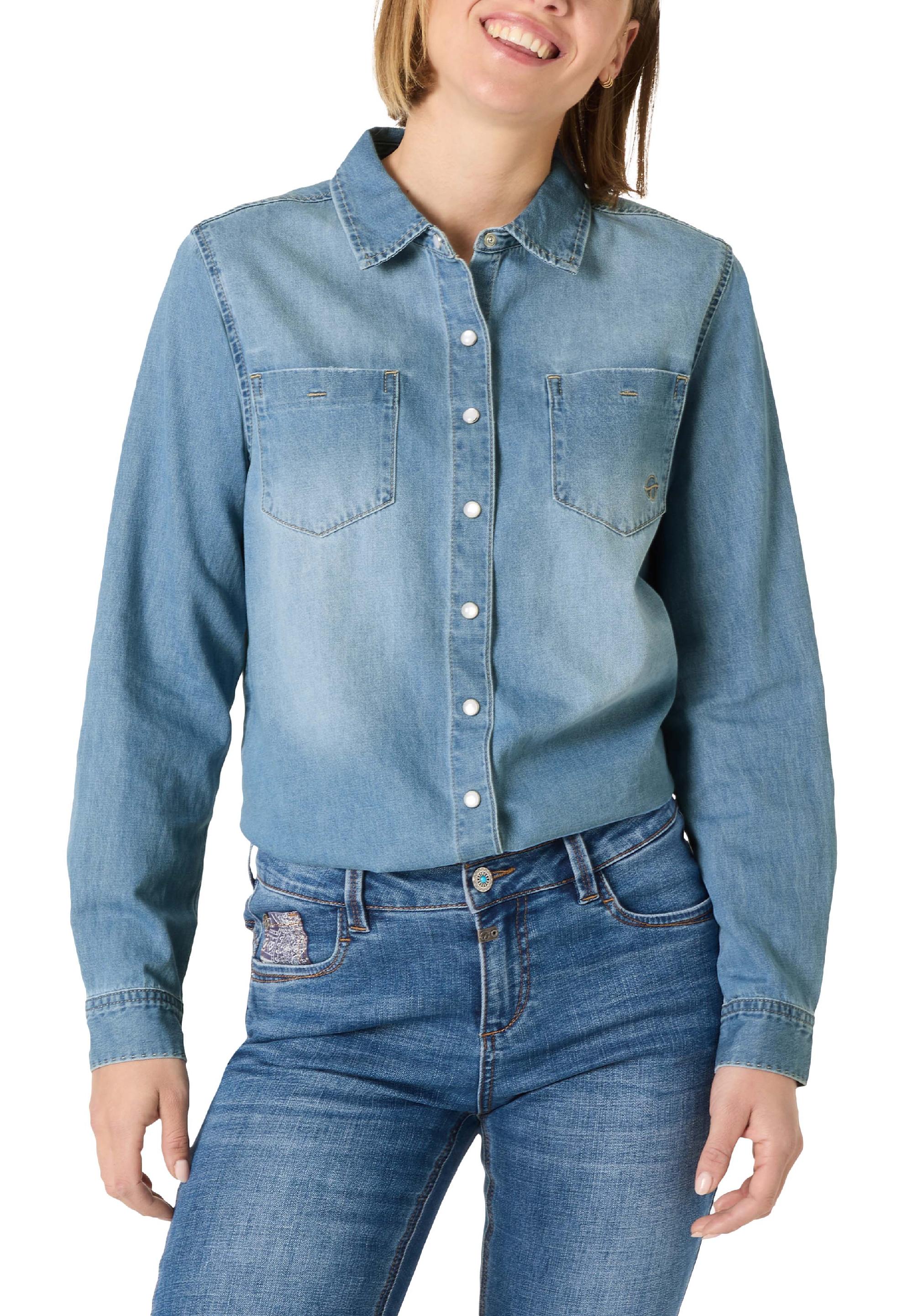 Boyfriend Fit Denim Shirt