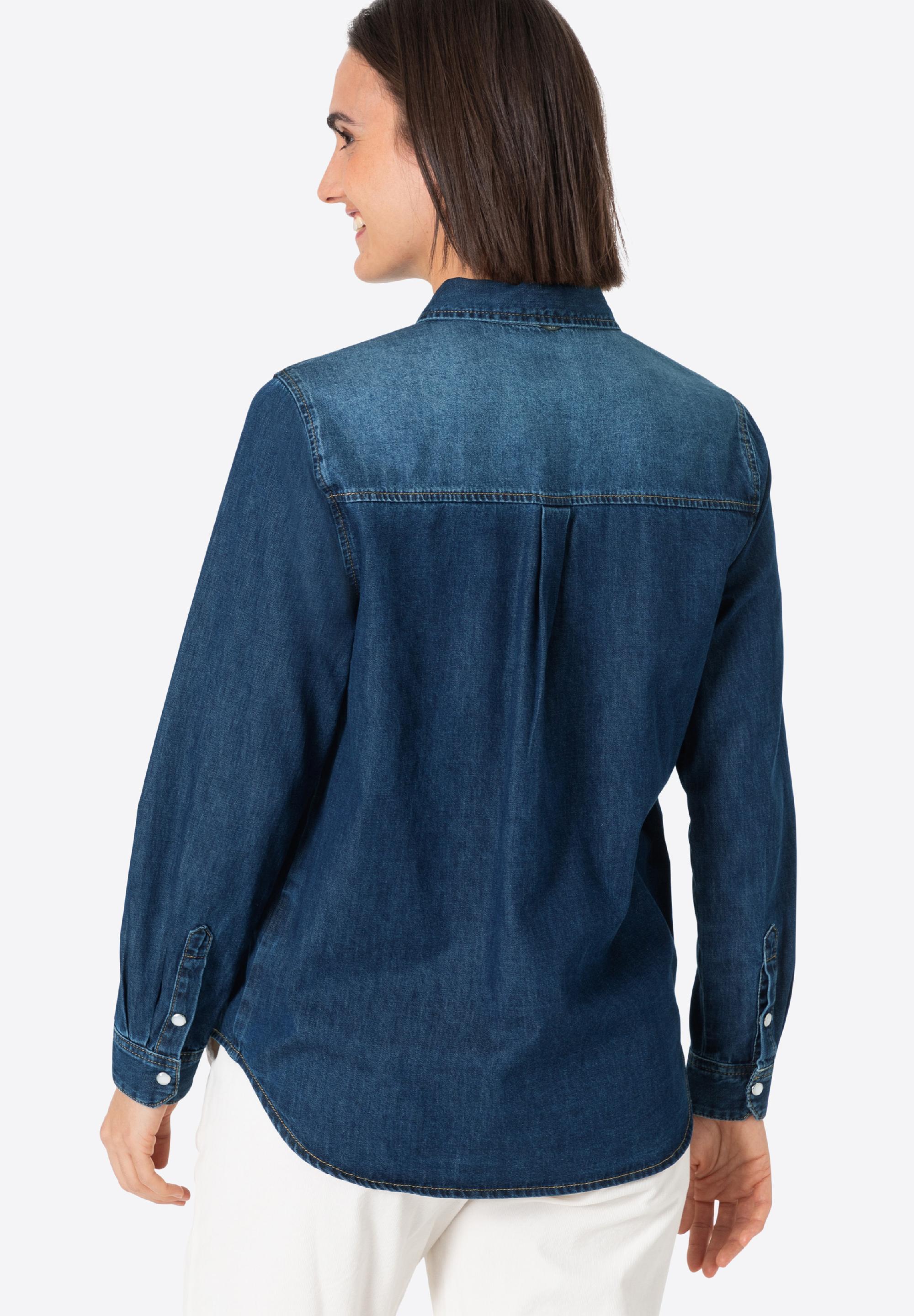 Boyfriend Fit Denim Shirt