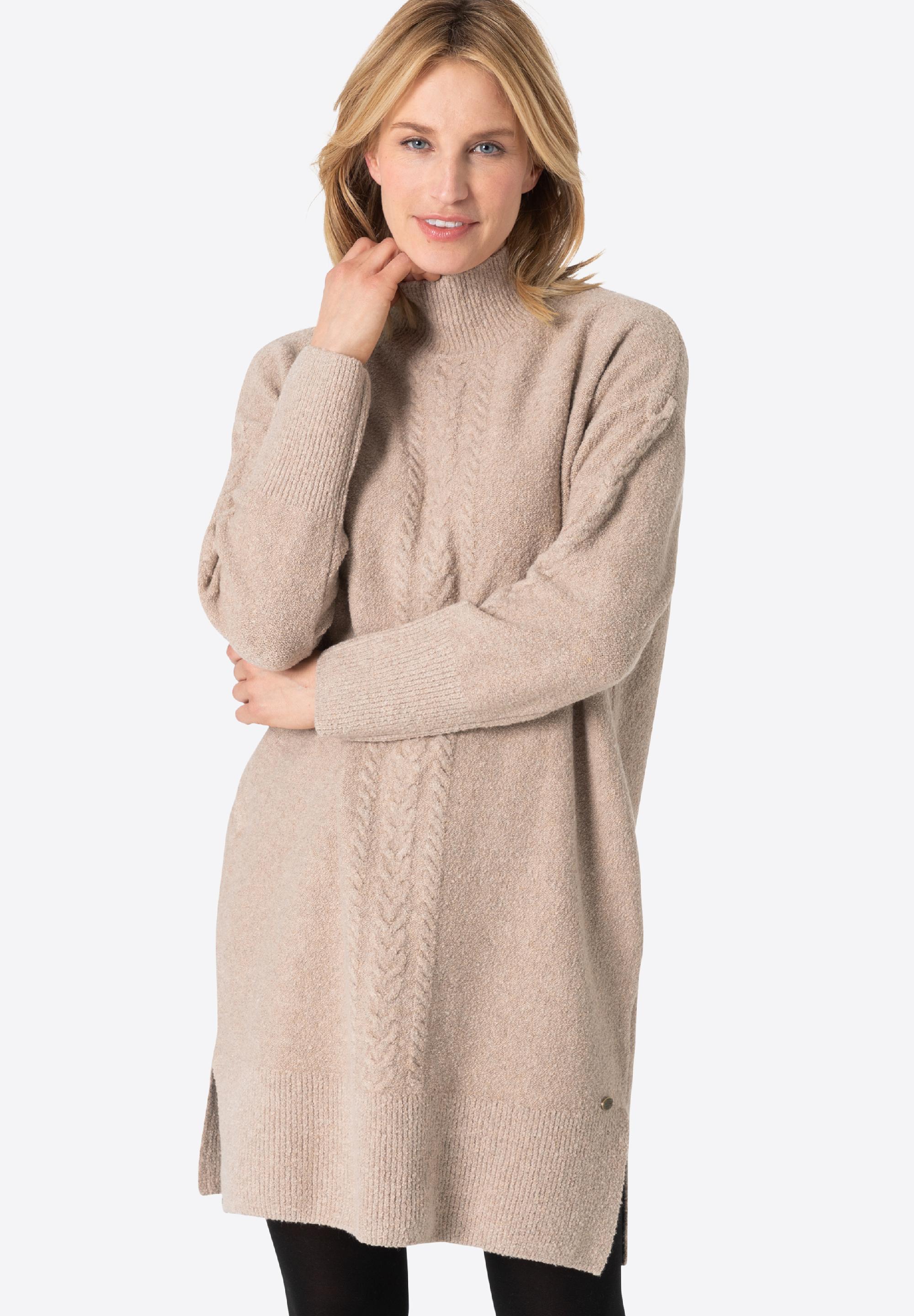 Mock Neck Knit Dress