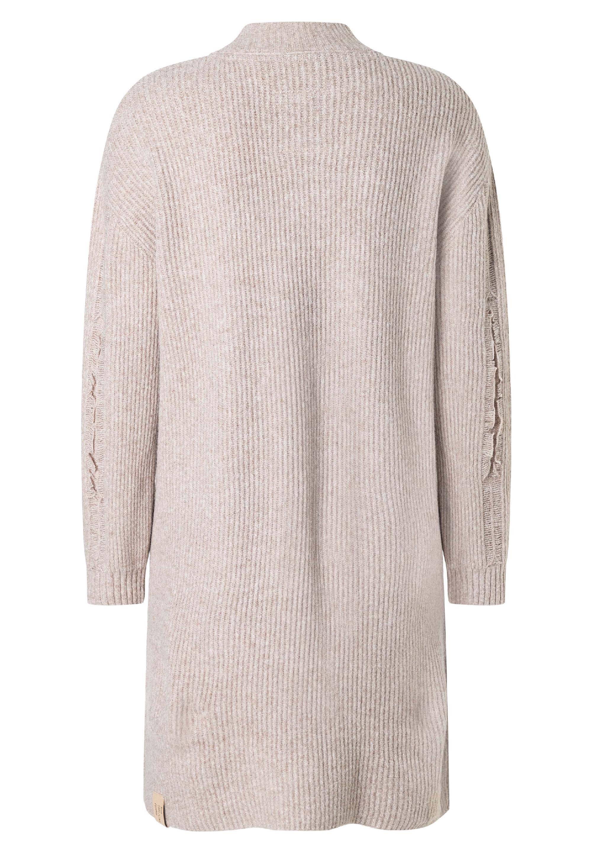 Fray Mock Neck Dress