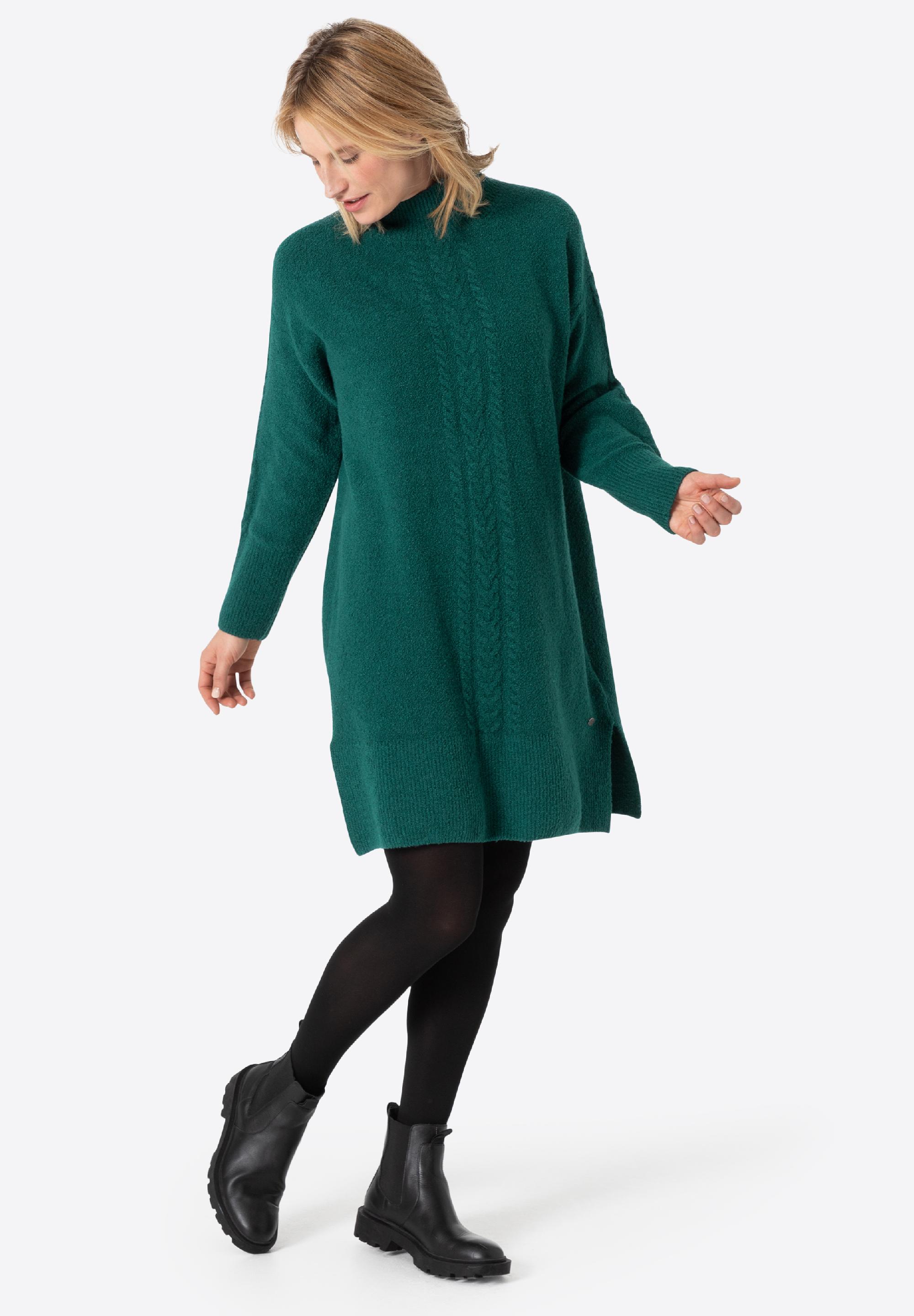 Mock Neck Knit Dress