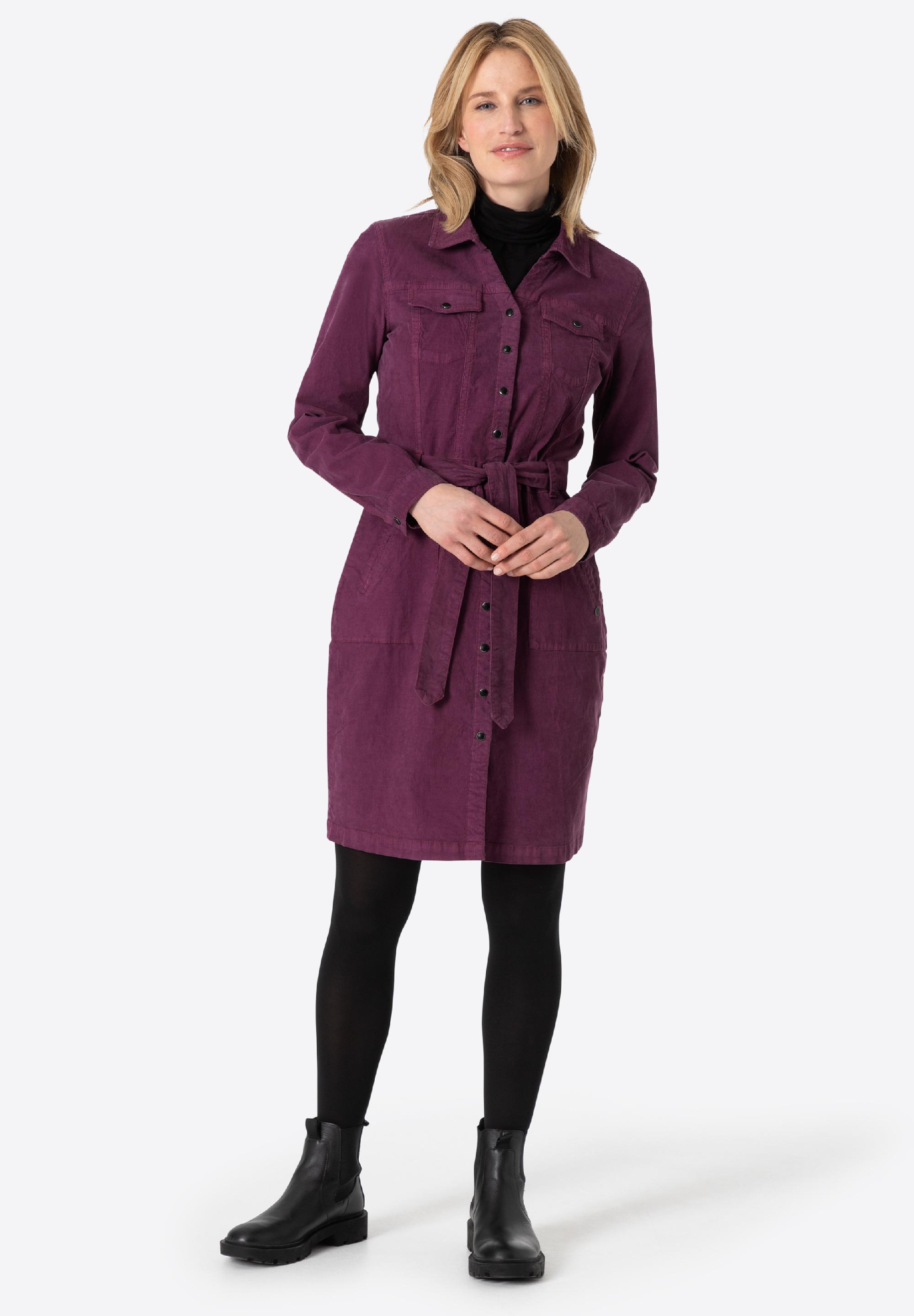 Cord Shirt Dress