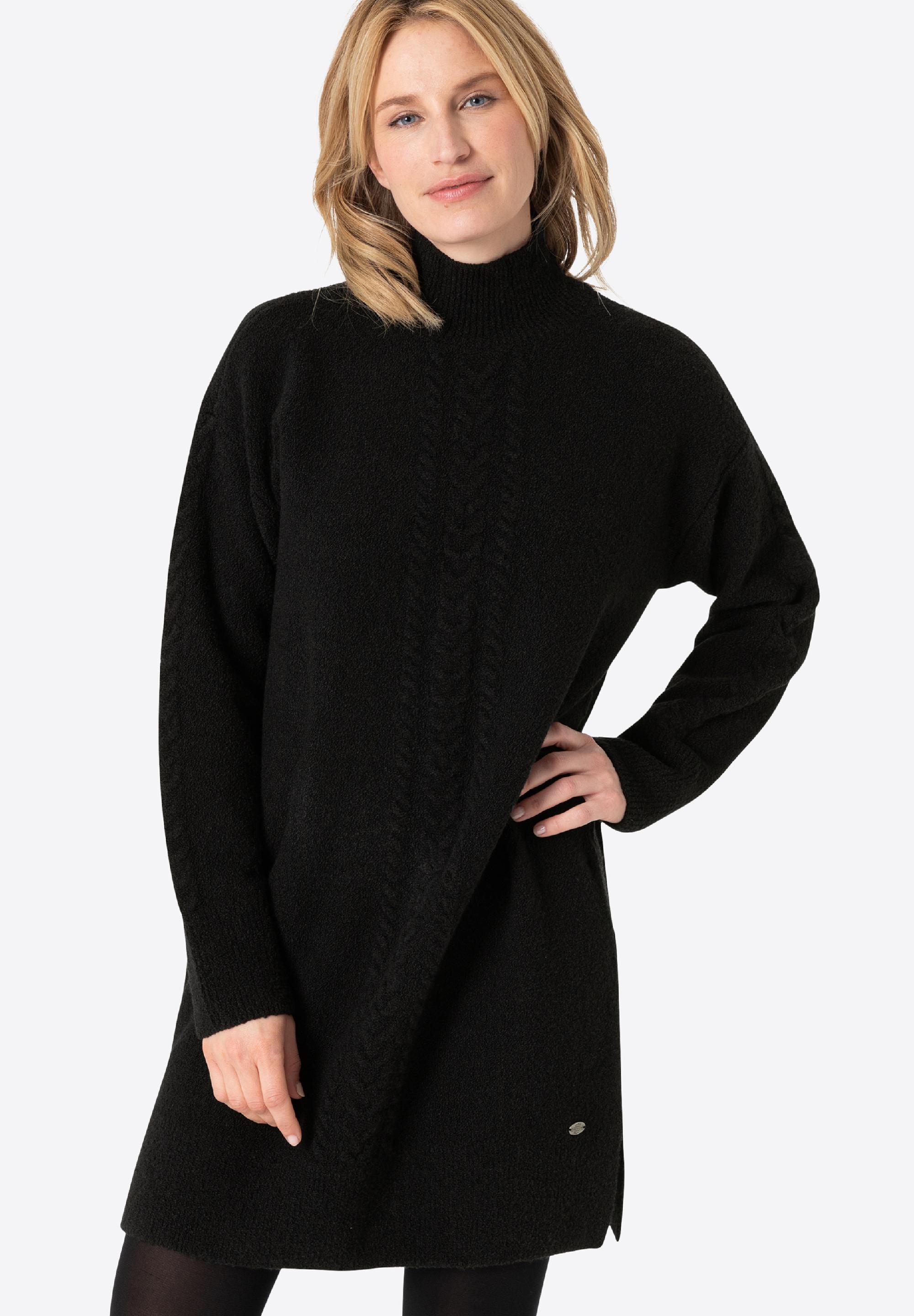 Mock Neck Knit Dress