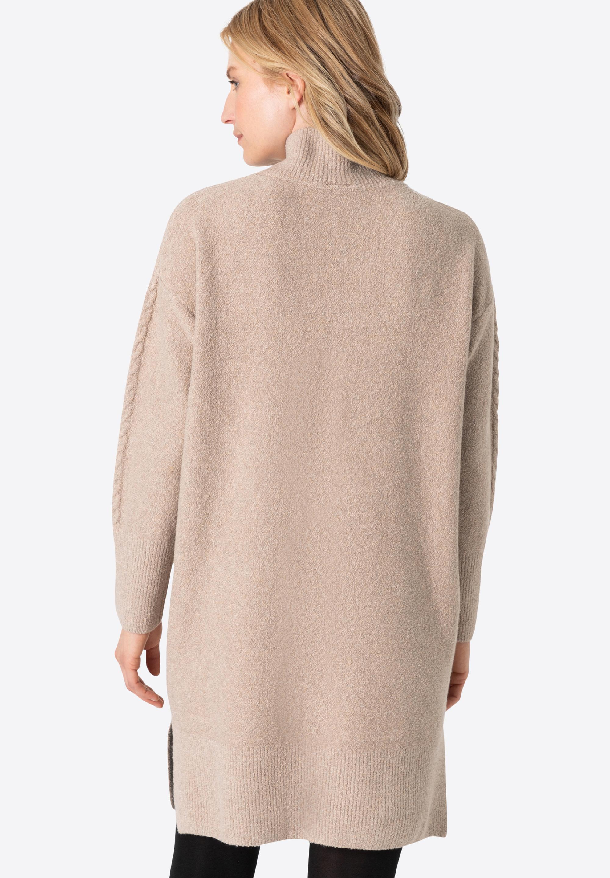 Mock Neck Knit Dress