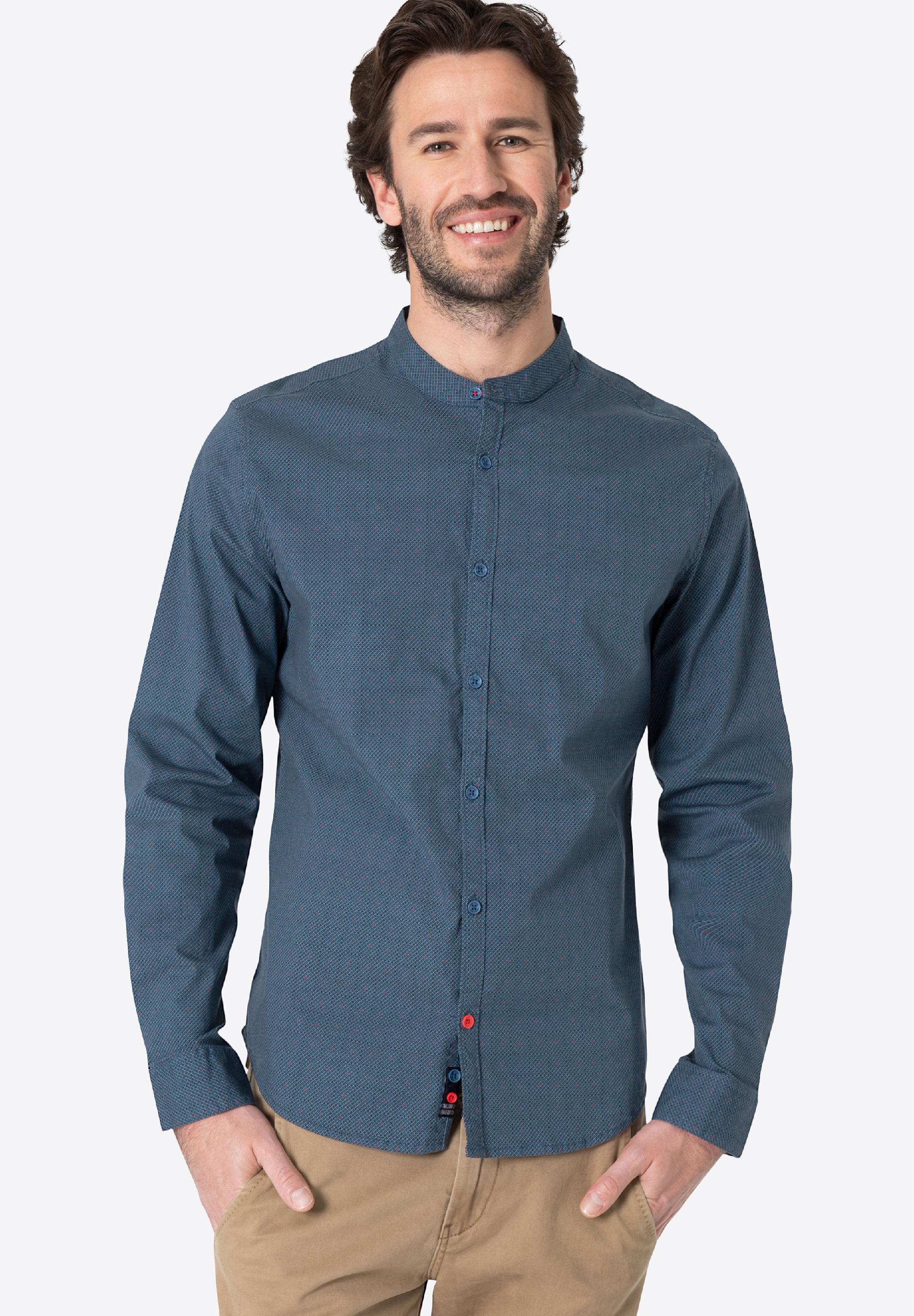 Stand-up-collar Shirt